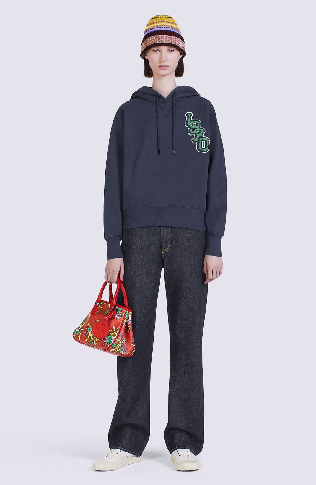'Tiger Varsity' oversized hoodie - 4