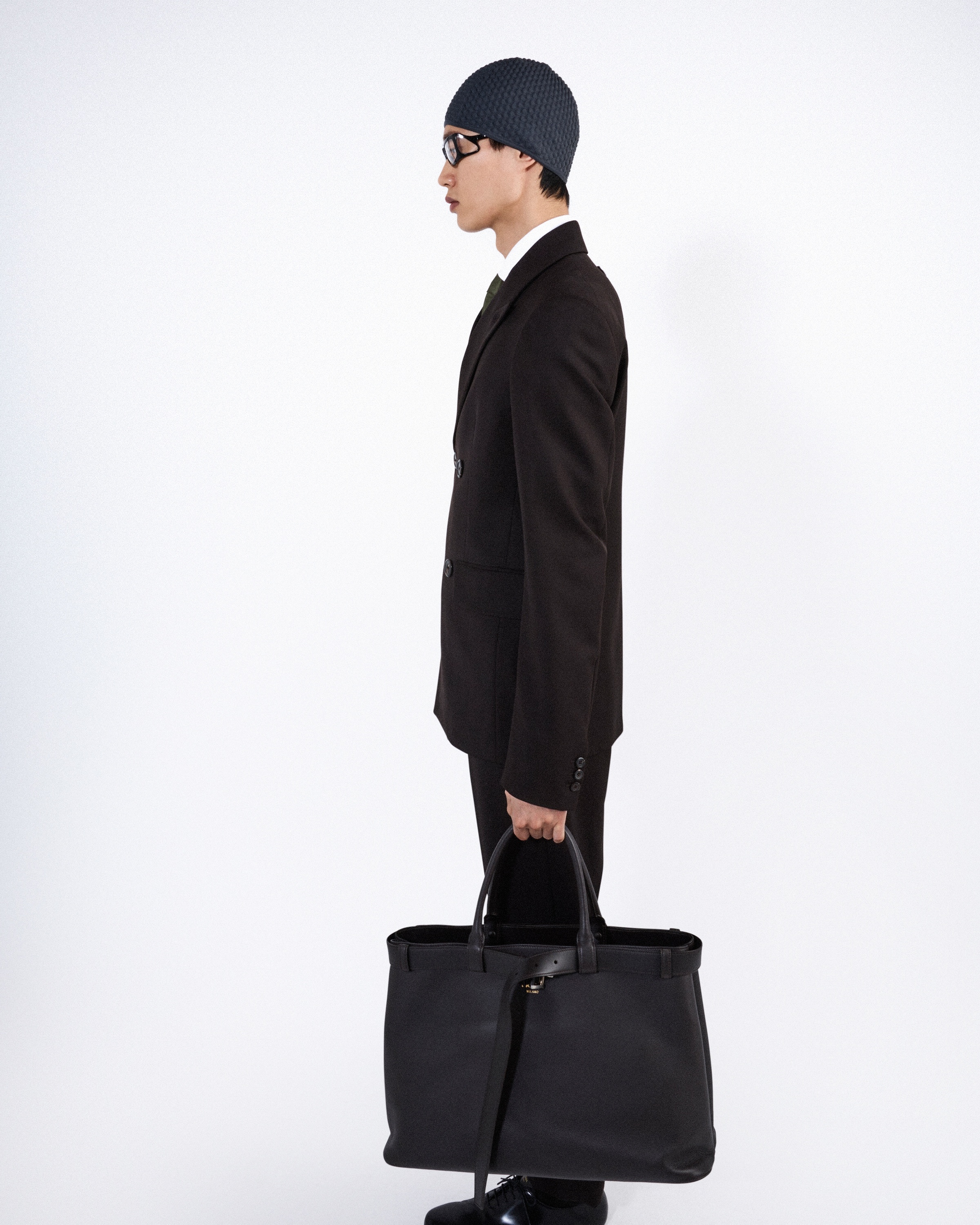 Double-breasted wool jacket - 6