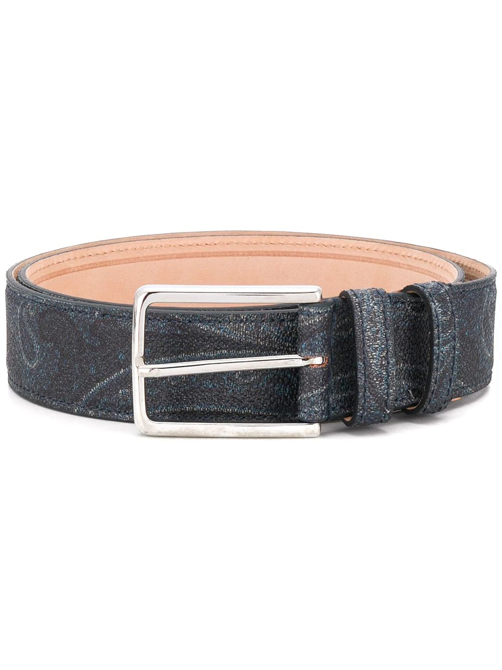 paisley print belt - 1