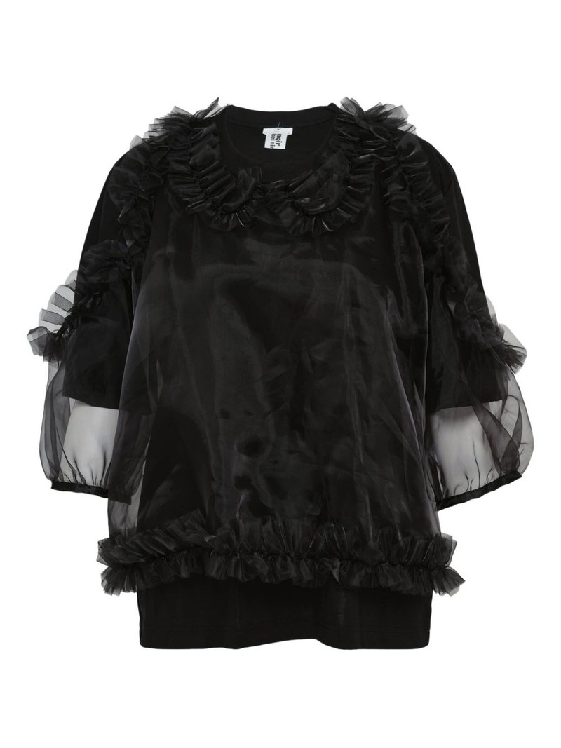 ruffled organza tee 1