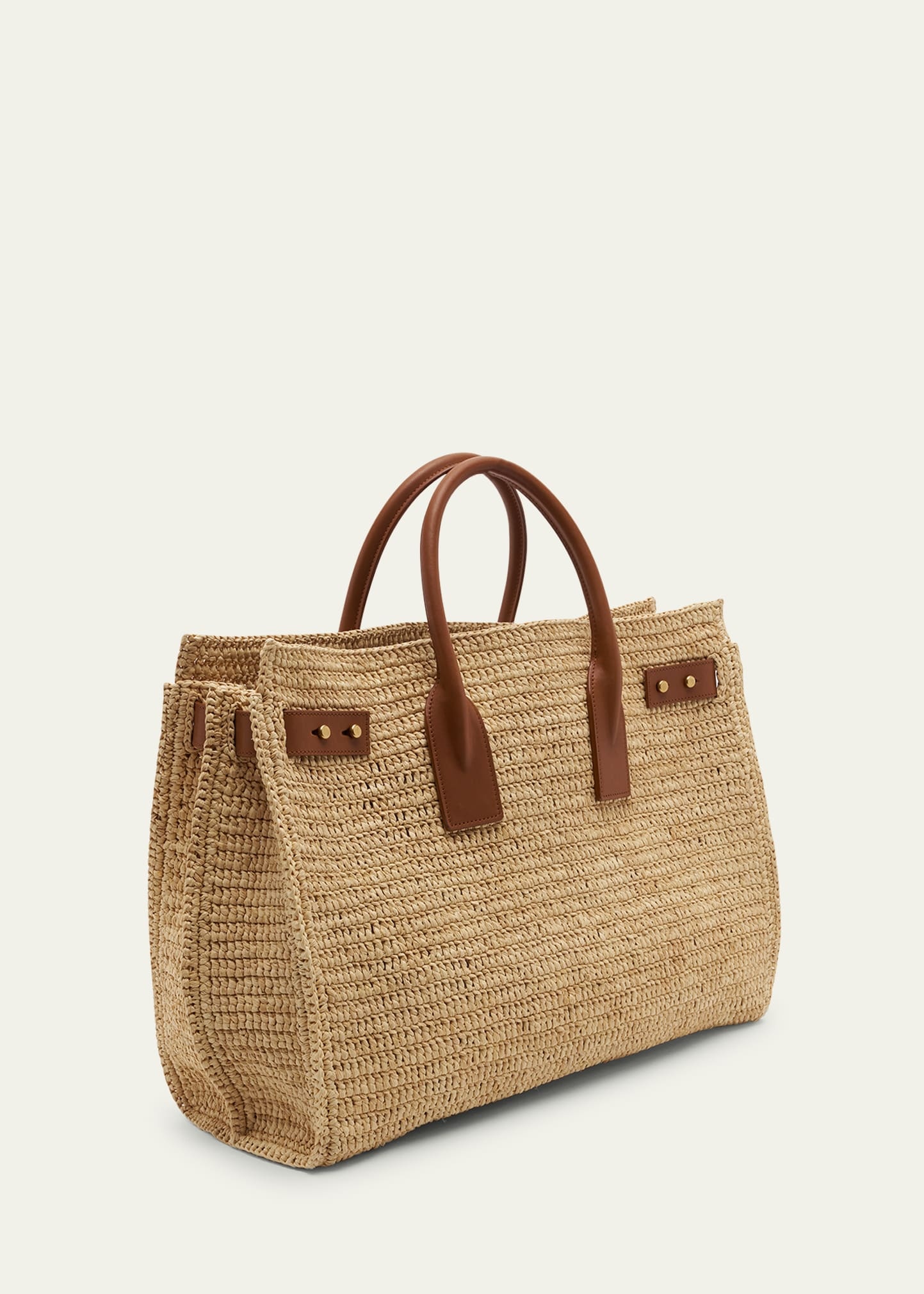 Sac de Jour Medium Raffia Top-Handle Bag - 3