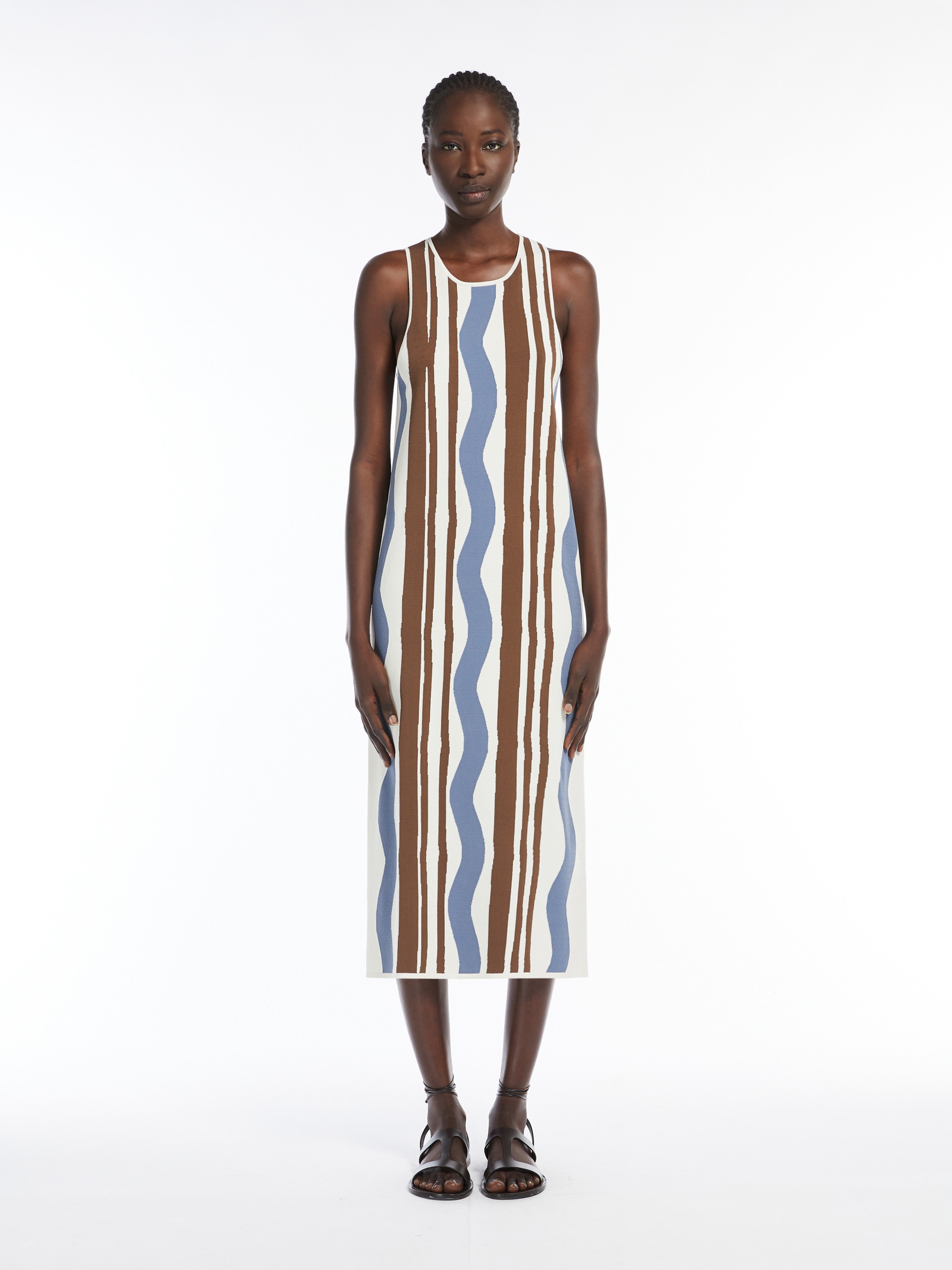 LACCA Patterned viscose yarn dress - 3