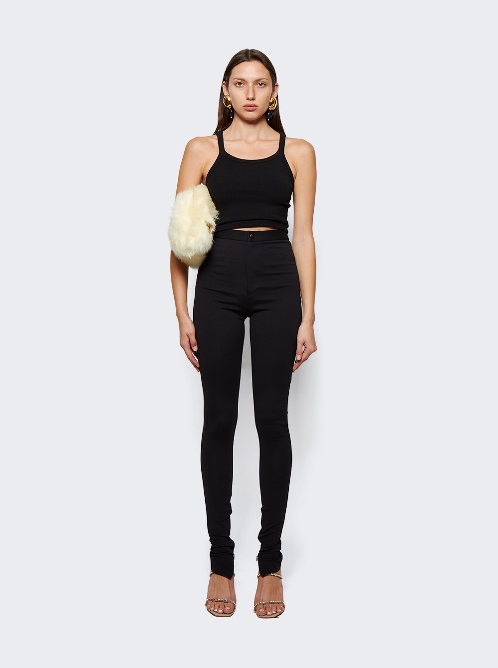 X Hailey Bieber Ribbed Tank Black - 2