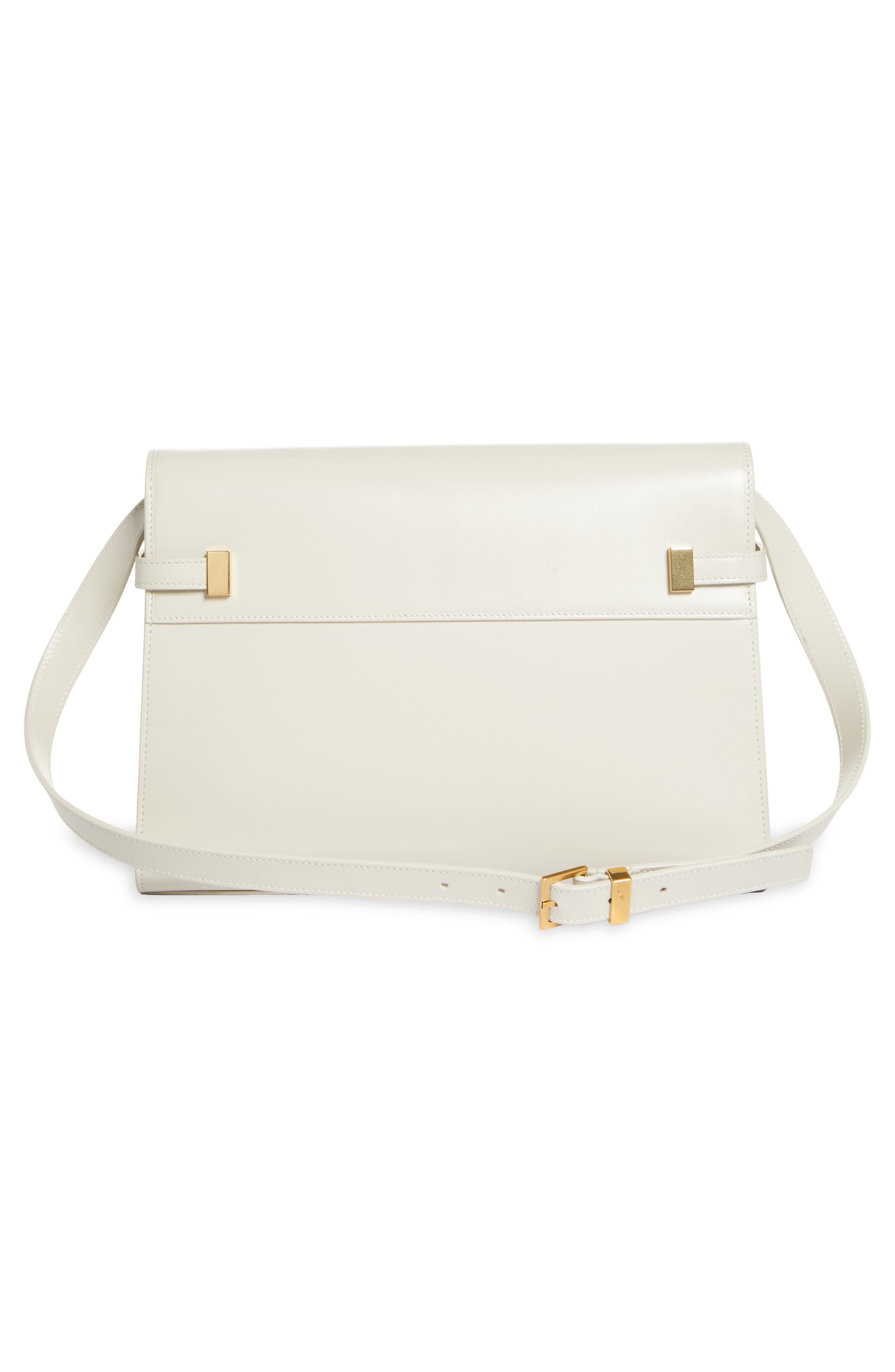 Saint Laurent Medium Manhattan Shoulder Tote in Blanc Vintage at Nordstrom - 3