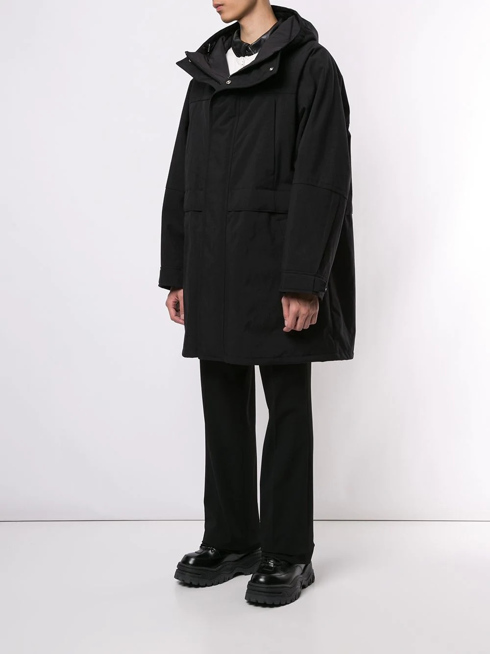 oversized hooded parka - 3