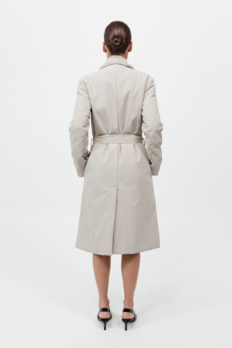 Padded Car Coat - Creme - 6