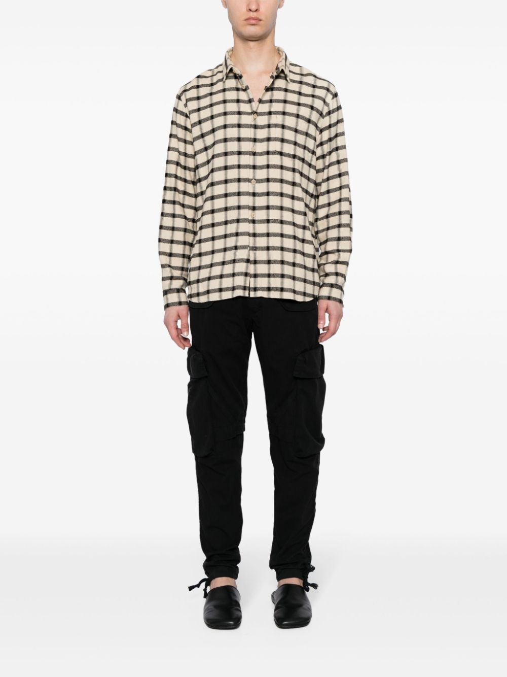mid-rise tapered-leg trousers - 2