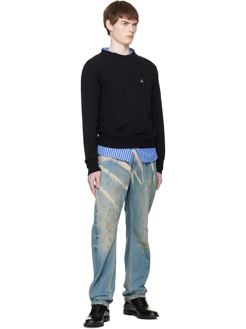 Vivienne Westwood Black Alex Round Neck Sweater outlook