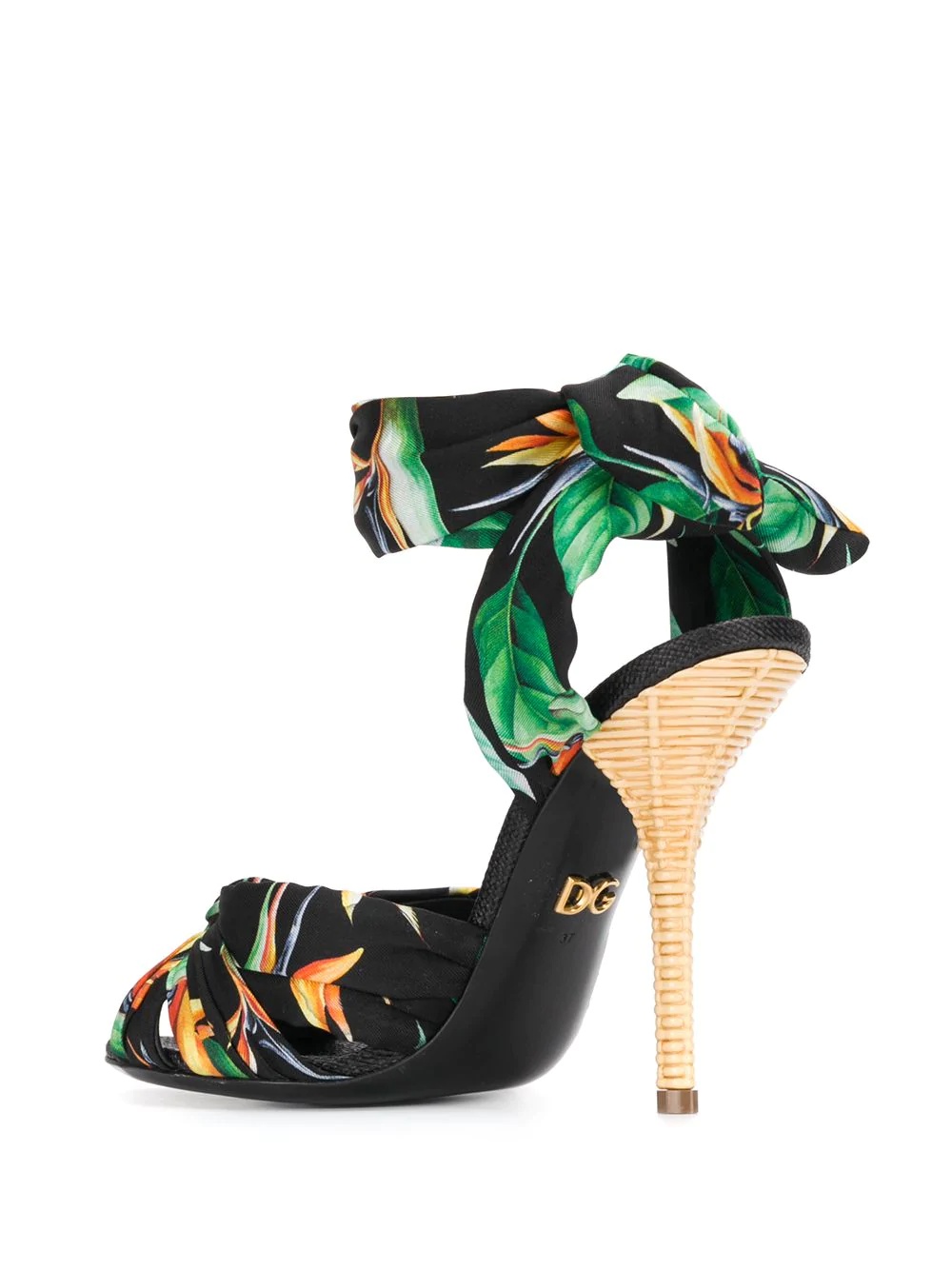 botanical-print sandals - 3