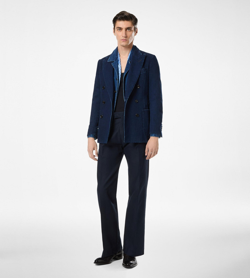 INDIGO HERRINGBONE JACKET 3