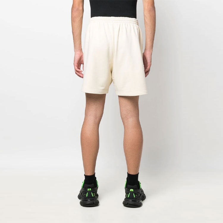 Balenciaga Political Campaign Sweat Shorts 'Beige' 676137TKVI98962 - 4