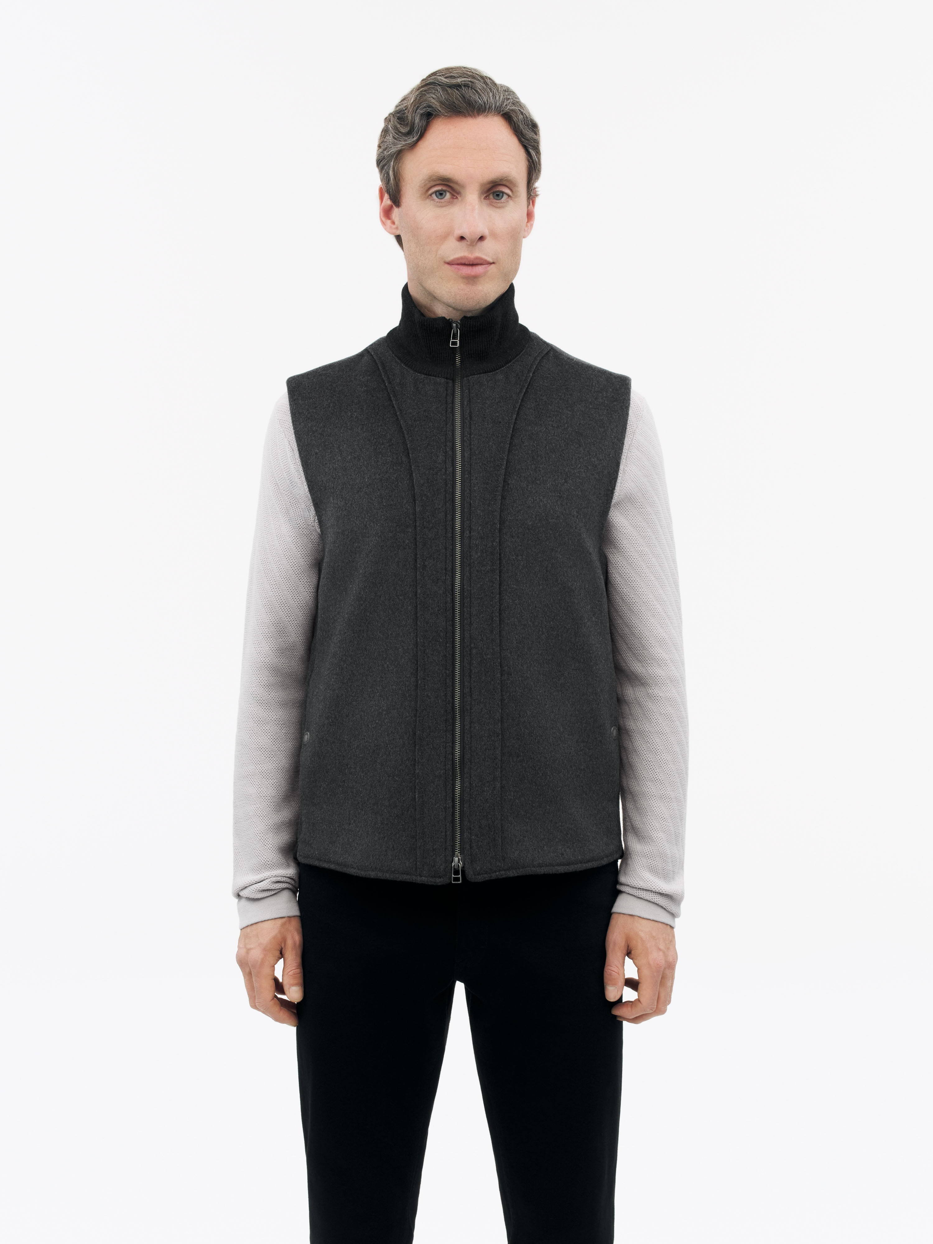 Elier Wool Blend Vest - 4