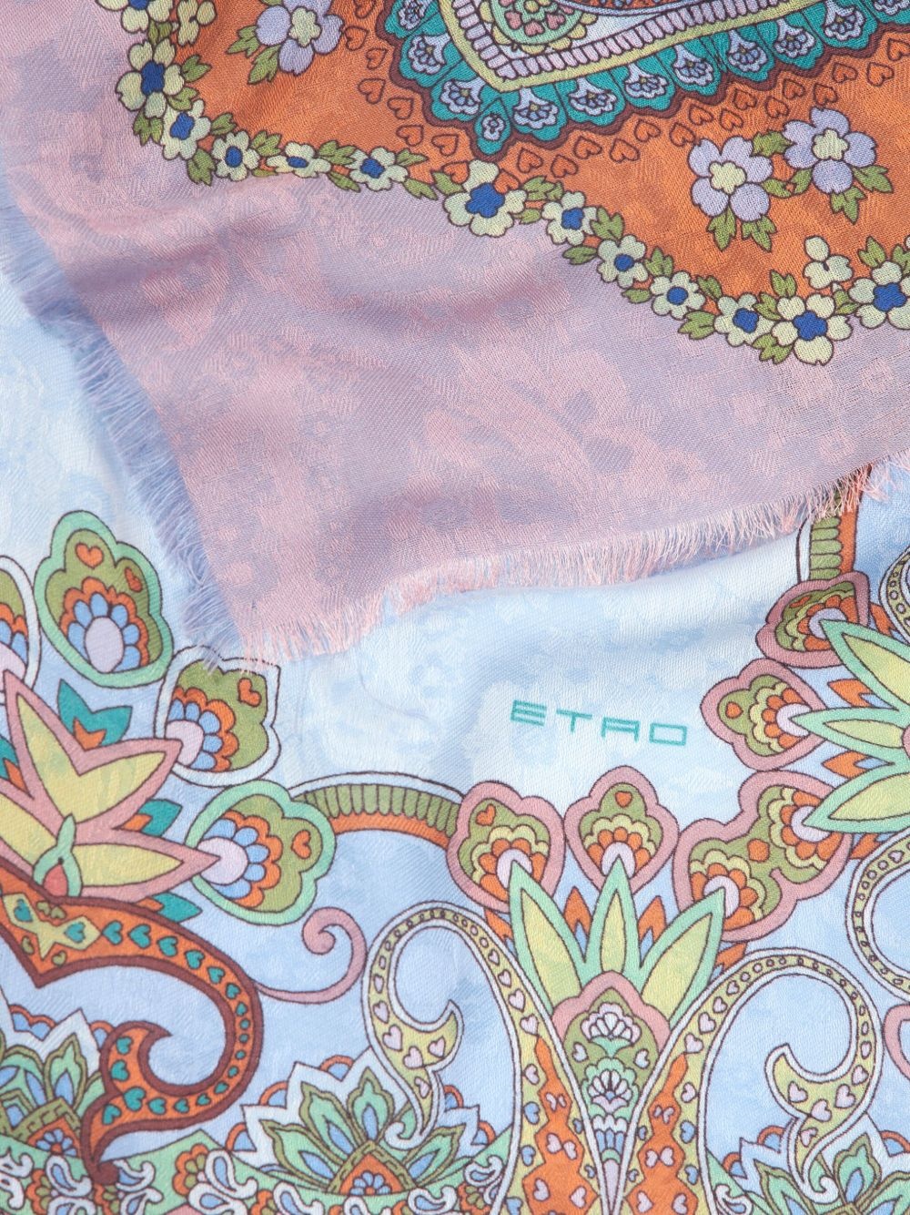 paisley-print scarf - 2