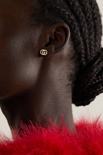 GUCCI Gucci 18-karat rose gold earrings outlook
