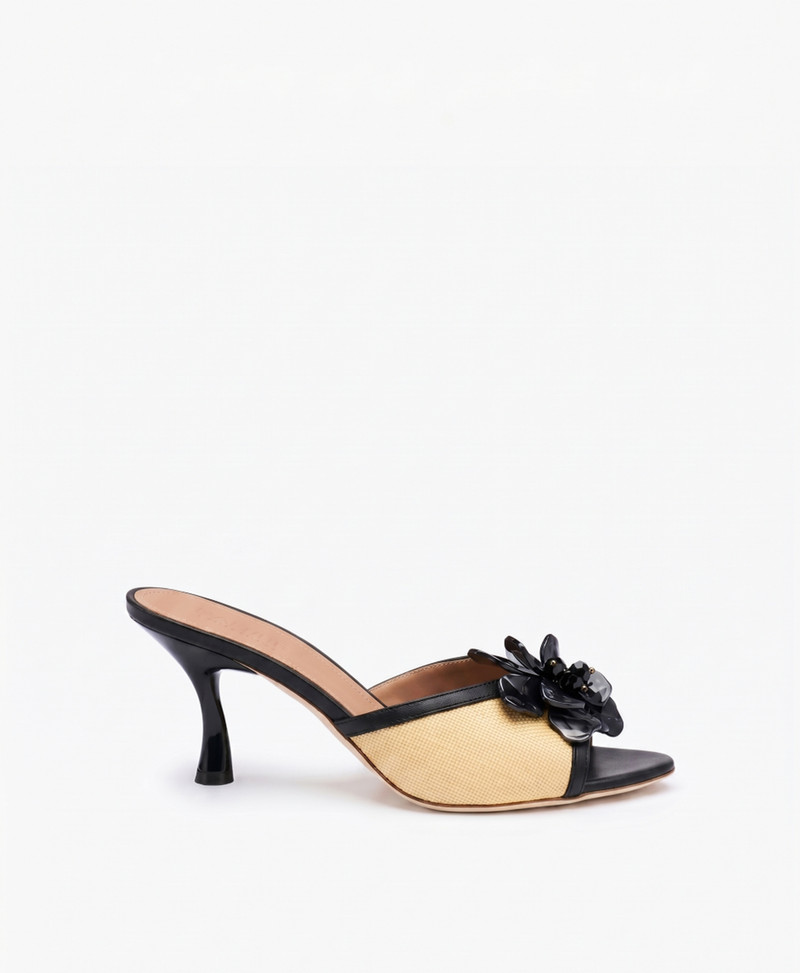 Cyd 70 Beige Raffia Sandals 1