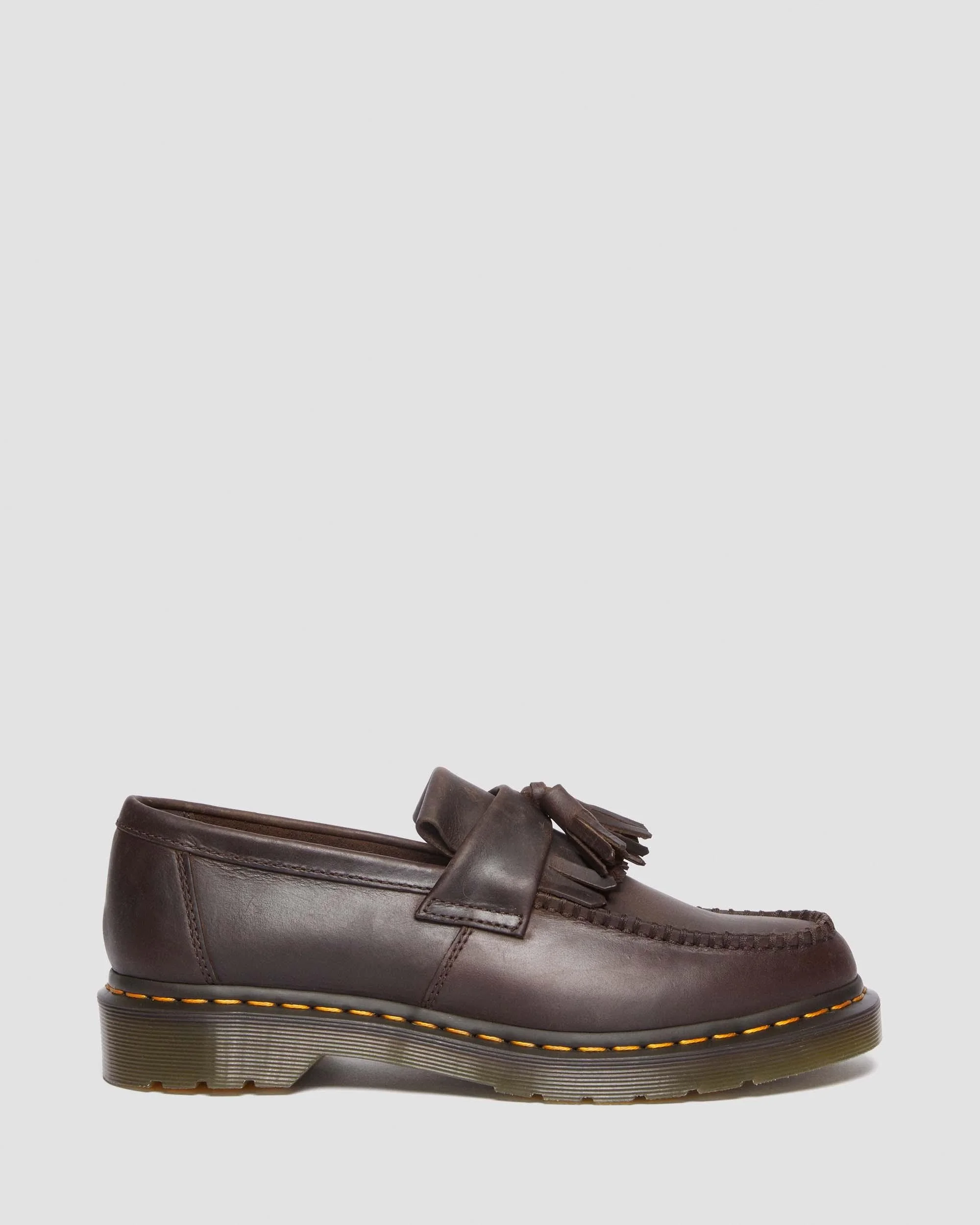 Adrian Crazy Horse Leather Tassel Loafers - 1