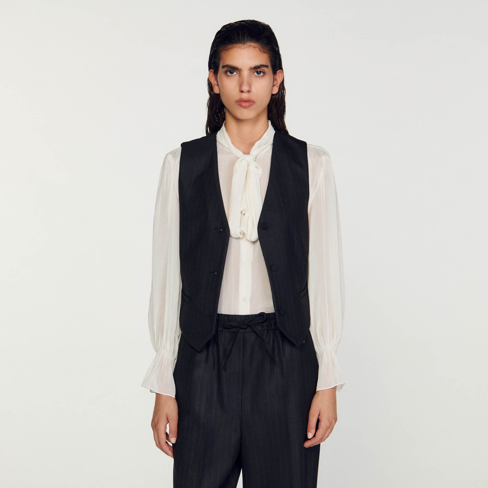 PUSSY BOW BLOUSE - 5