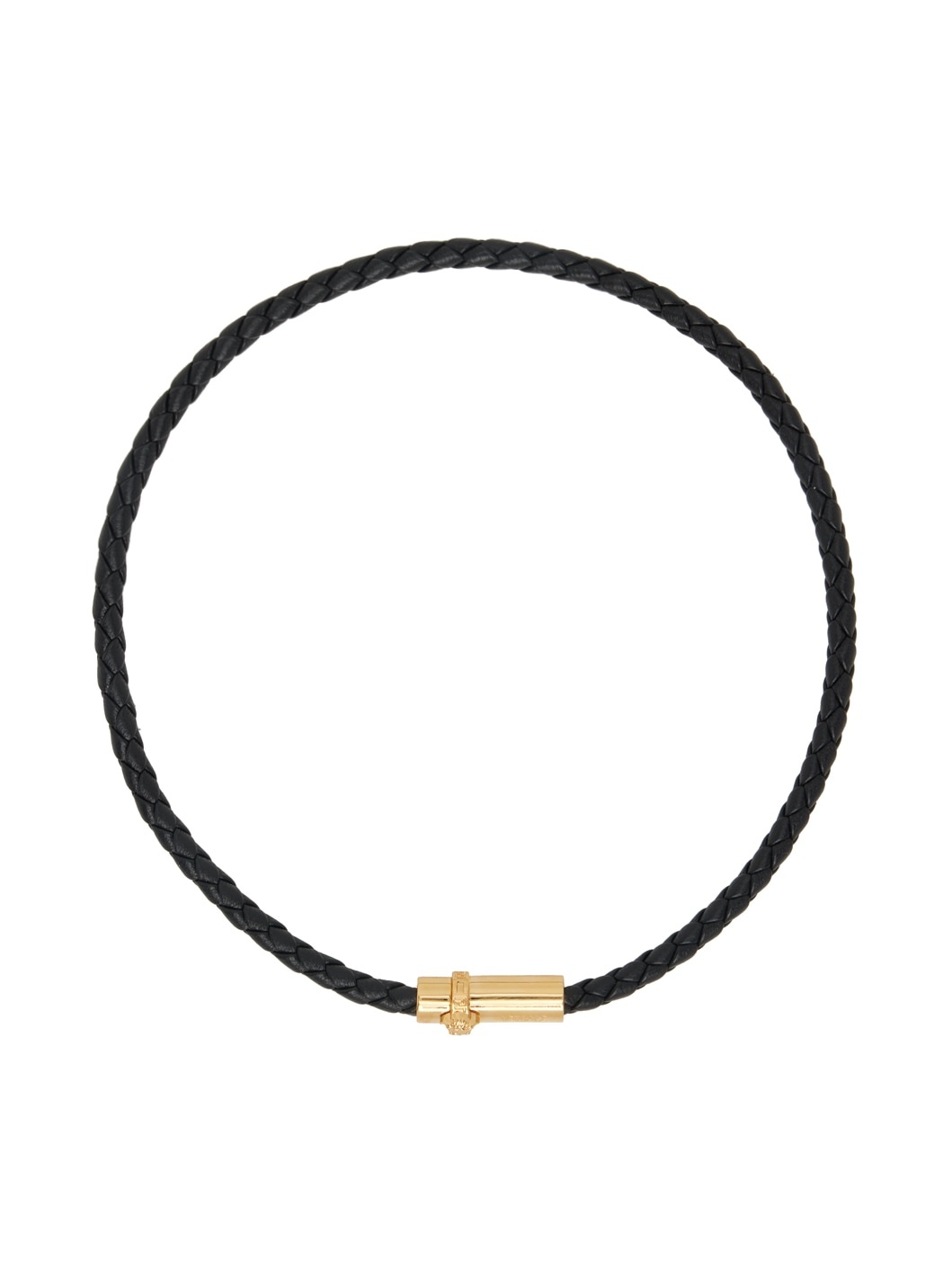 Black Braided Necklace - 1