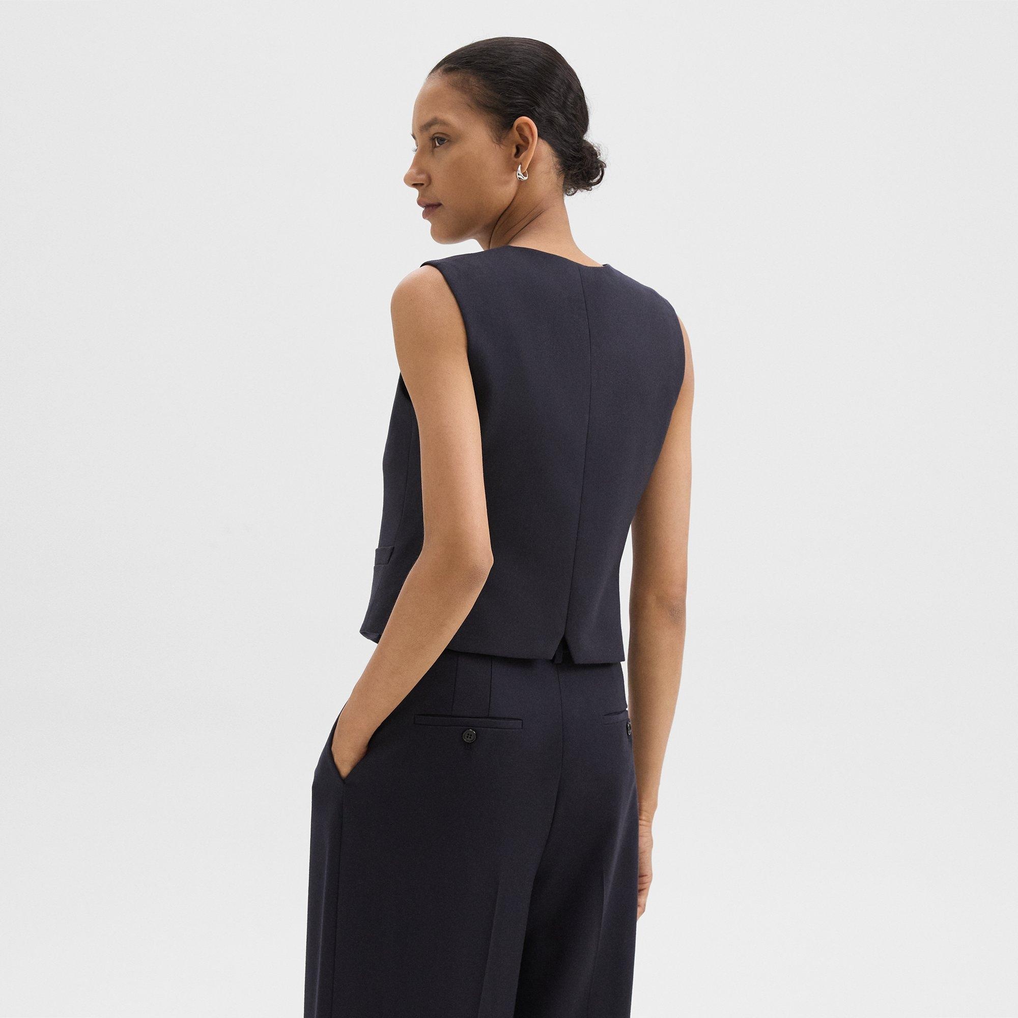 Slim Vest in Sleek Flannel - 4