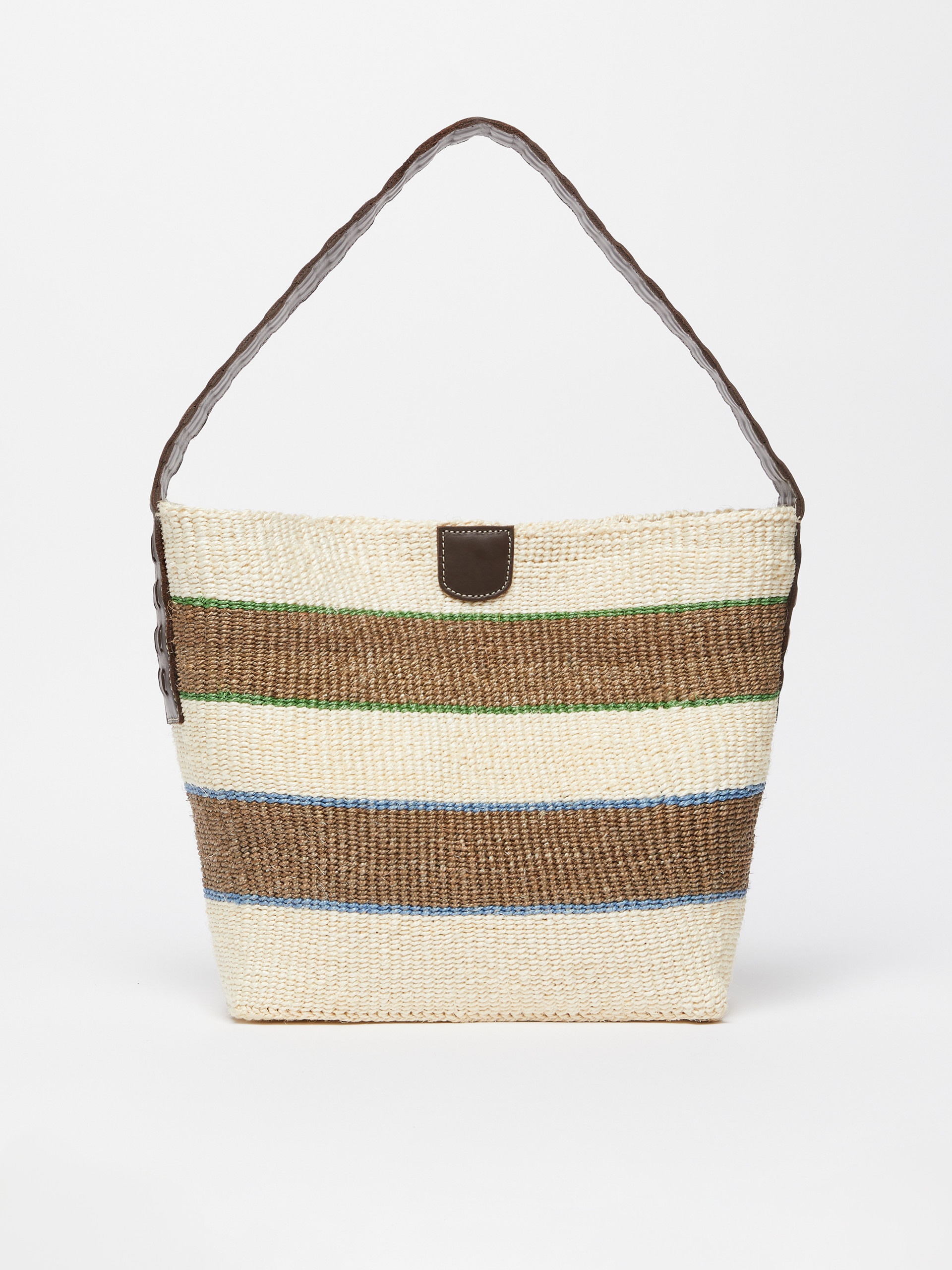 AMPEX Natural rope and leather bag - 3