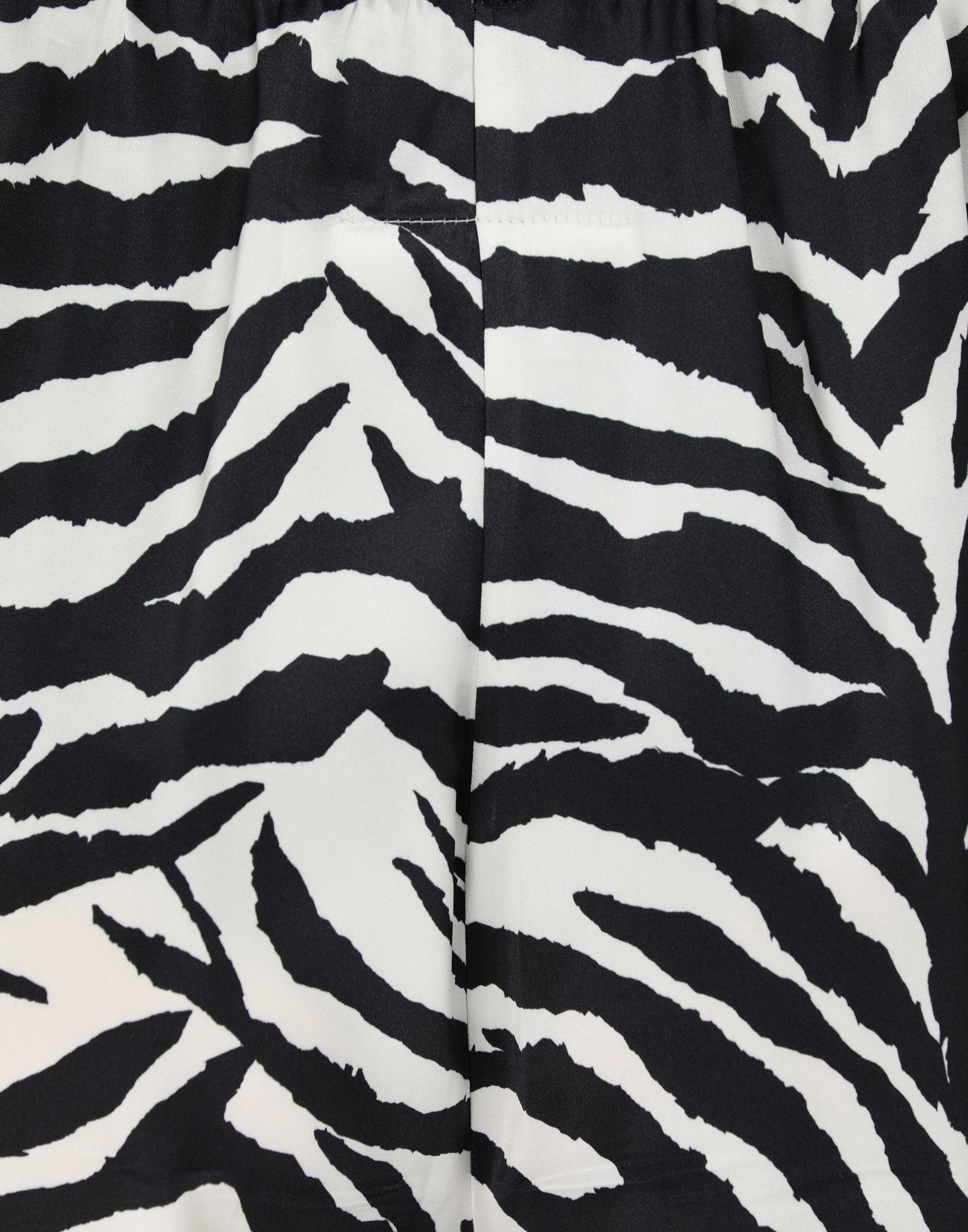 Zebra wide-leg trousers - 6