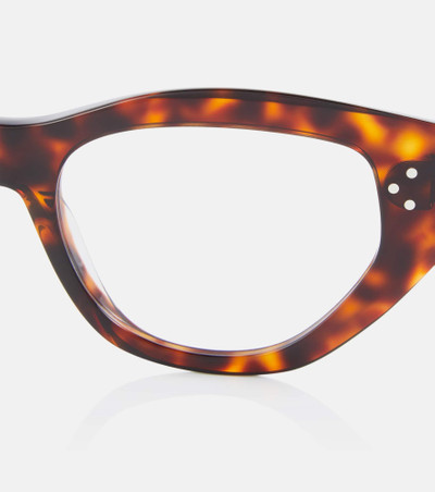 CELINE Tortoiseshell cat-eye glasses outlook