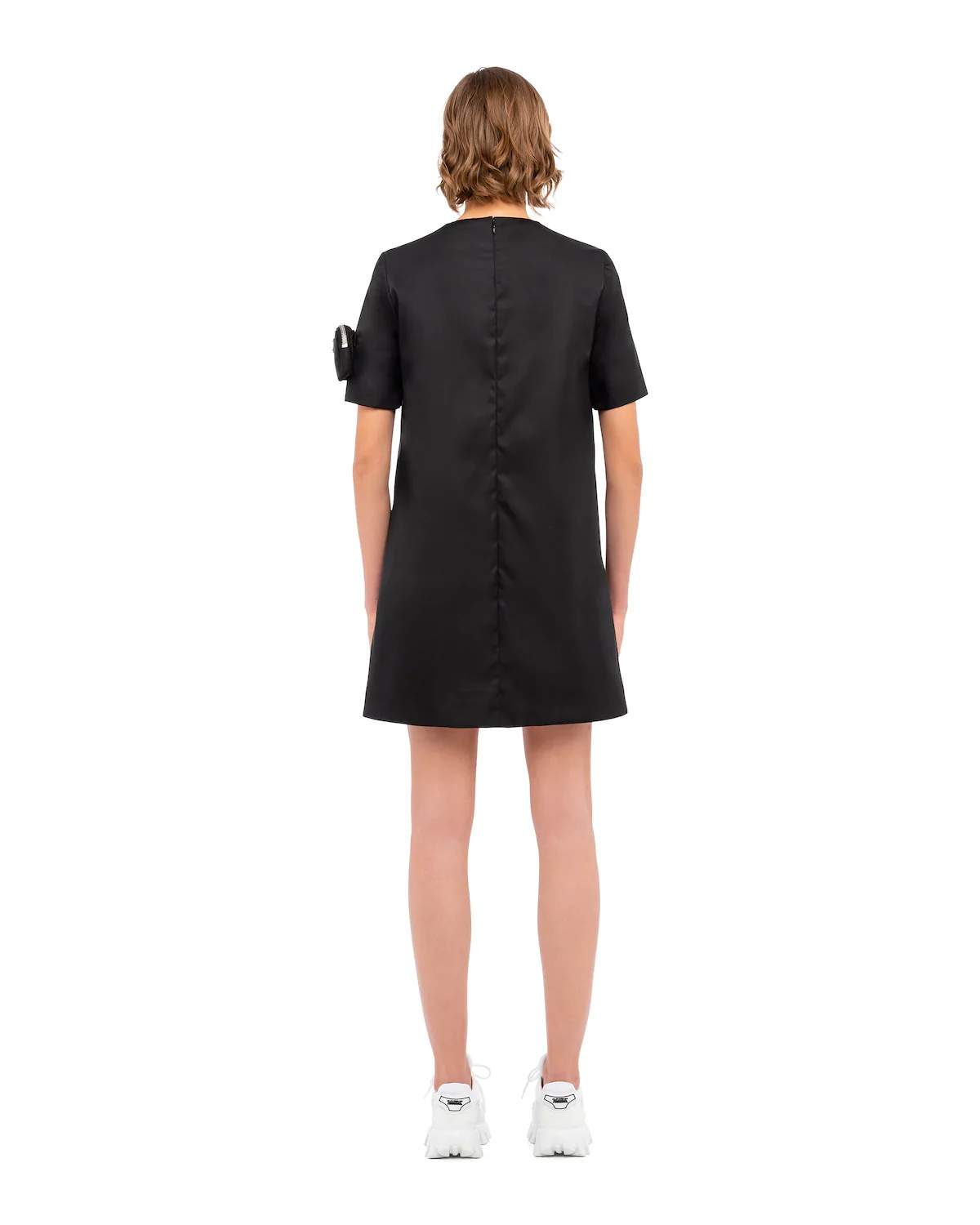 Re-Nylon gabardine dress - 4