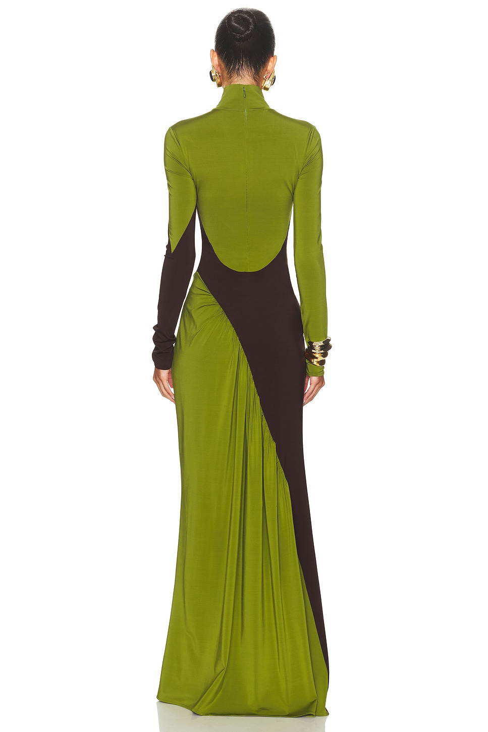 The Abstraction Color Blocked Jersey Dress - 4