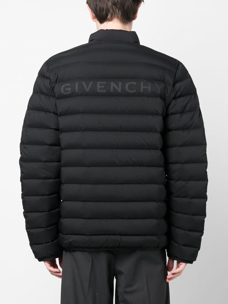 logo-print puffer jacket 4