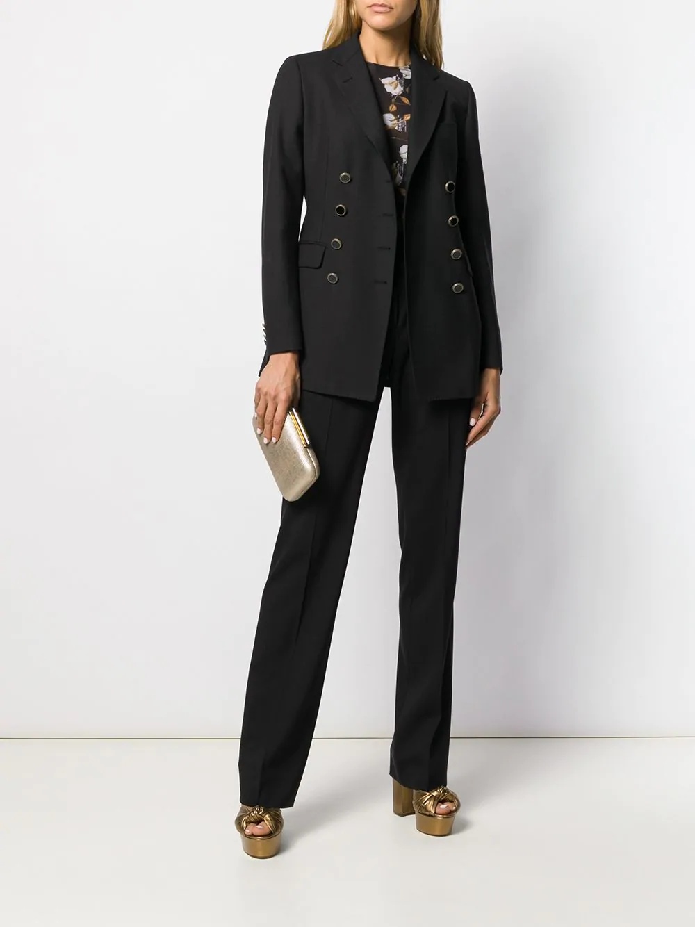 high-rise tailored trousers - 2