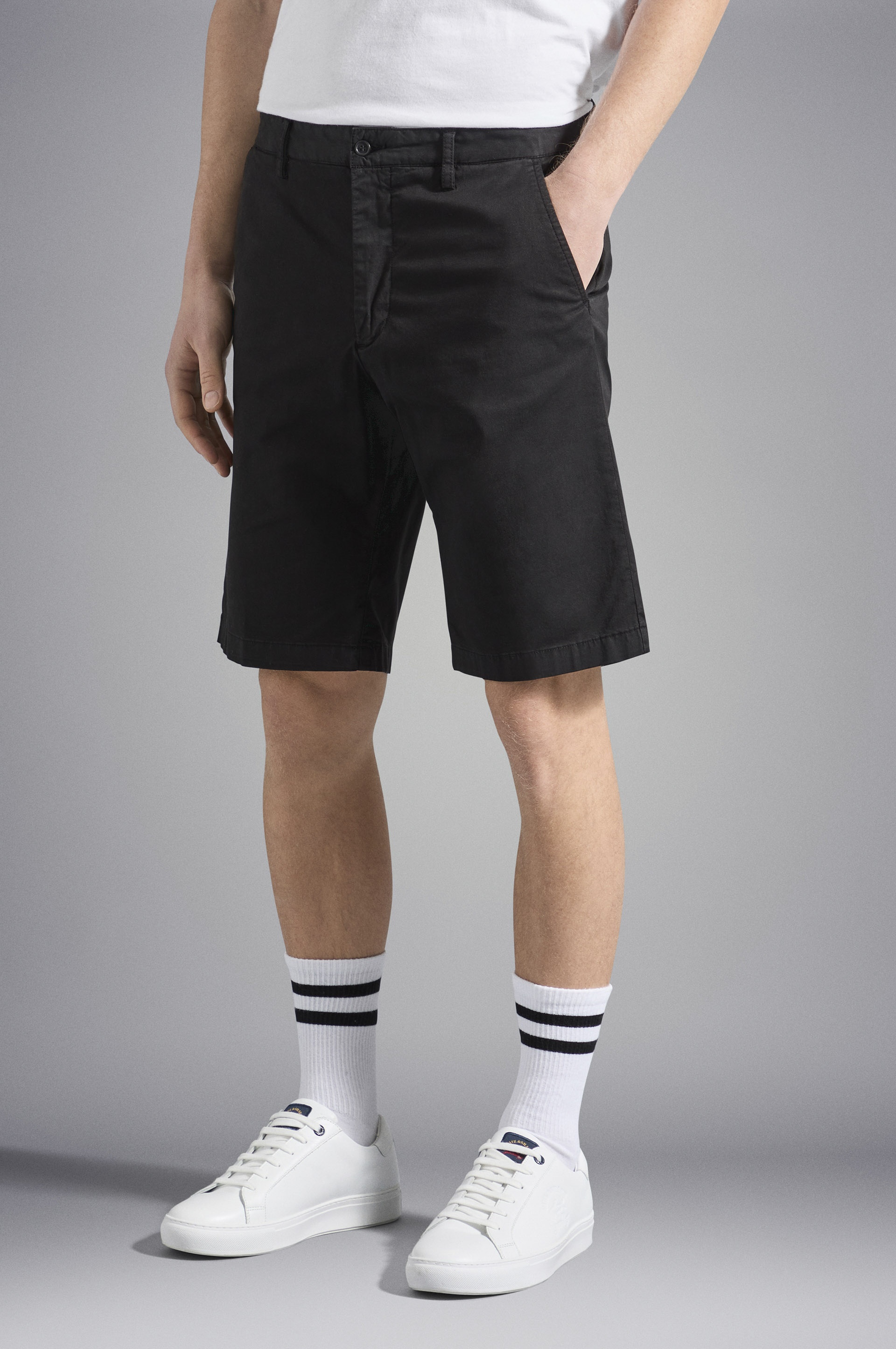 STRETCH COTTON BERMUDA - 6