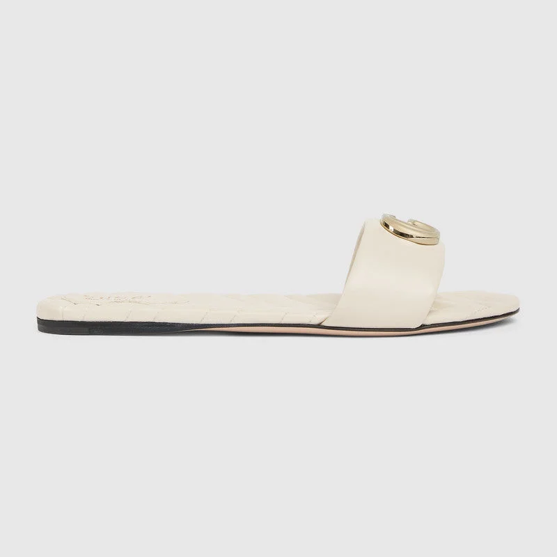 Gucci Double G Slide Sandals - 1