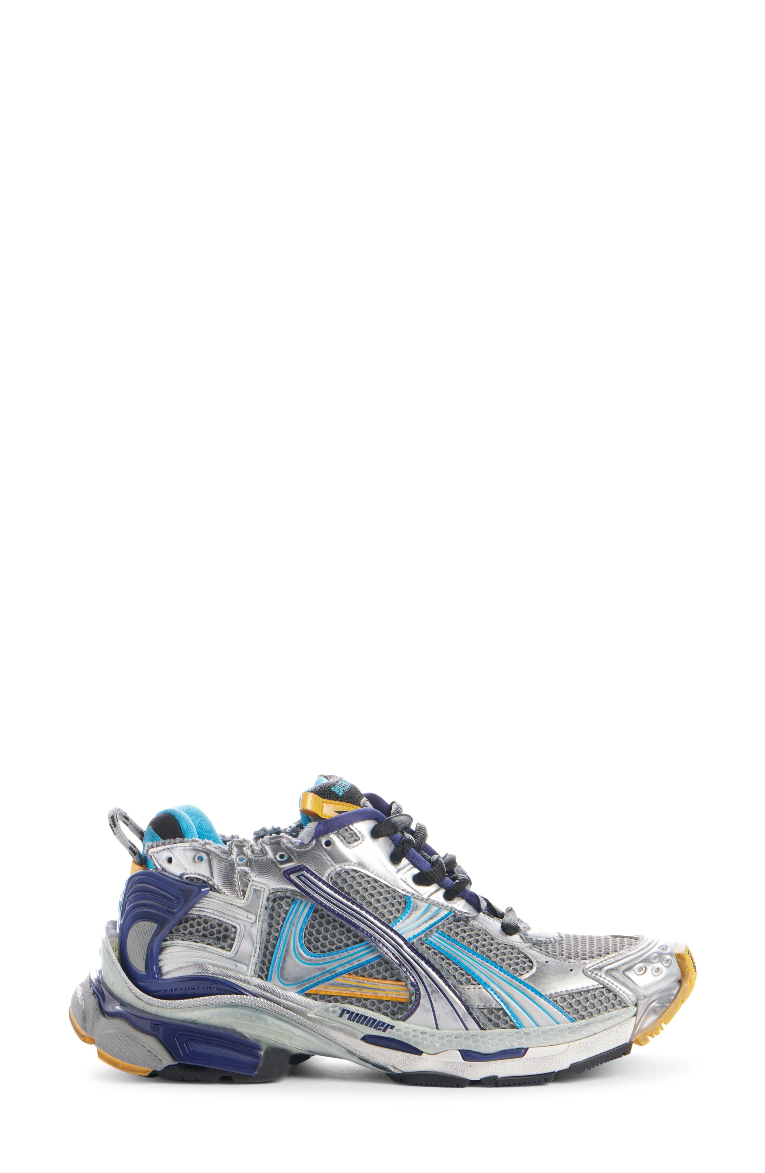 Balenciaga Runner Sneaker in Grey/Blue/Orange at Nordstrom - 3