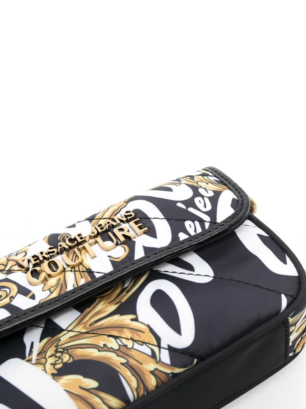 baroque-print shoulder bag - 5