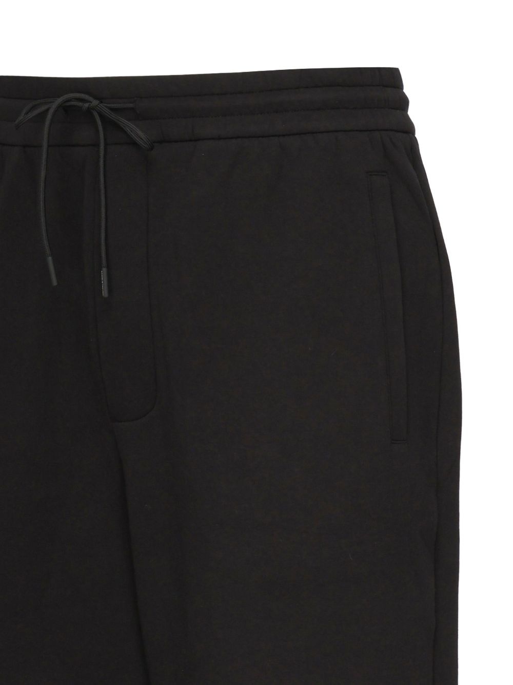 elasticated-waistband cuffed track pants - 4