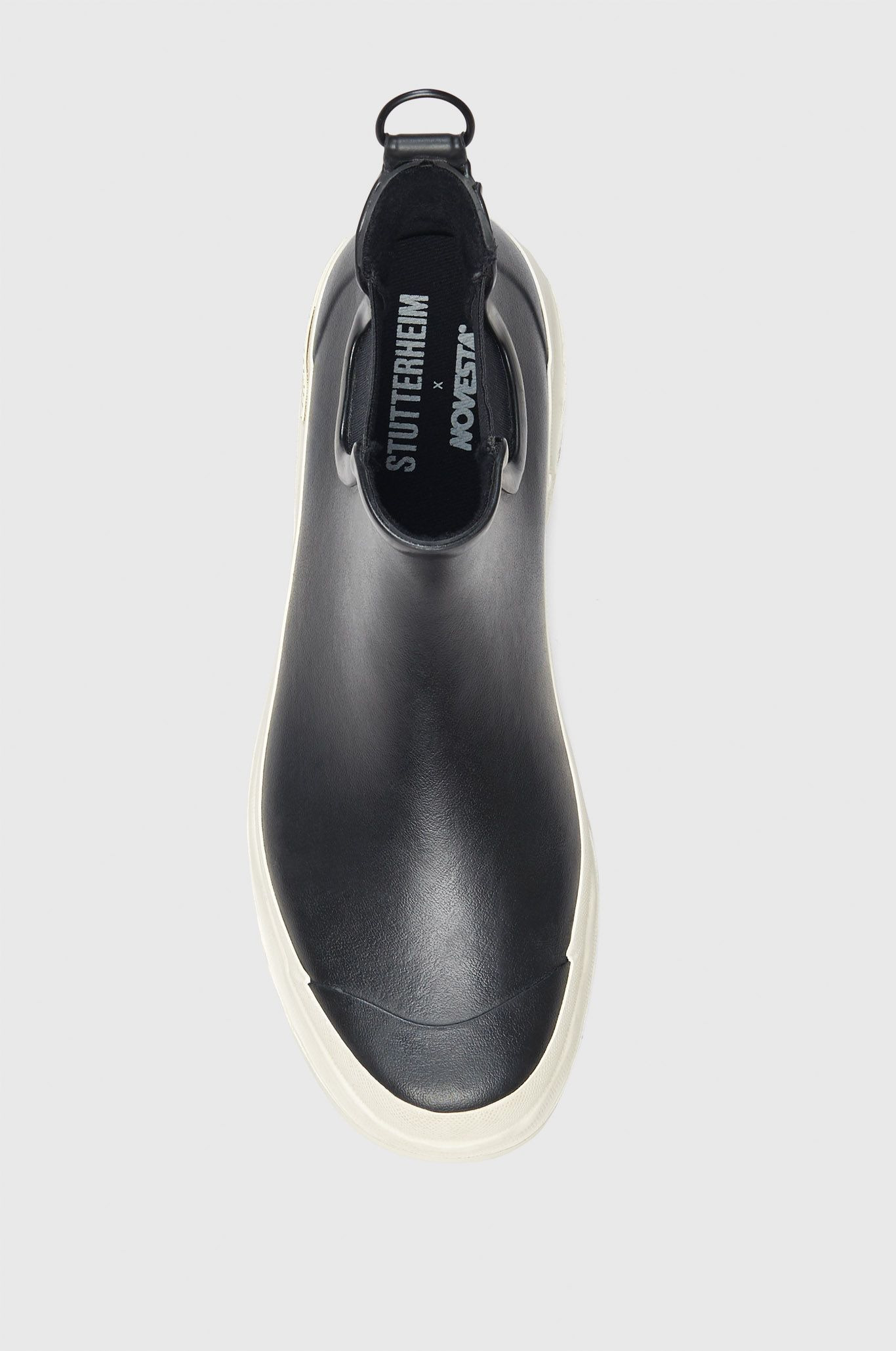 Black and White Chelsea Rainwalker Boots - 3