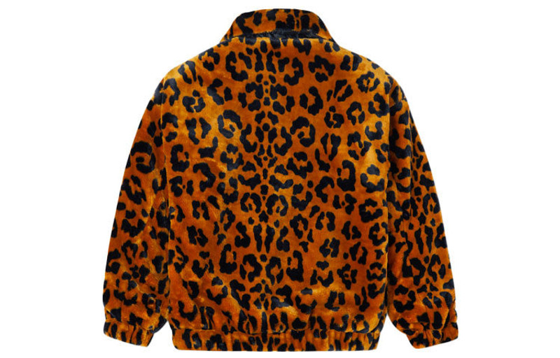 Converse Converse Retro Leopard print Loose Jacket Couple Style 'Brown' 10022557-A01 outlook