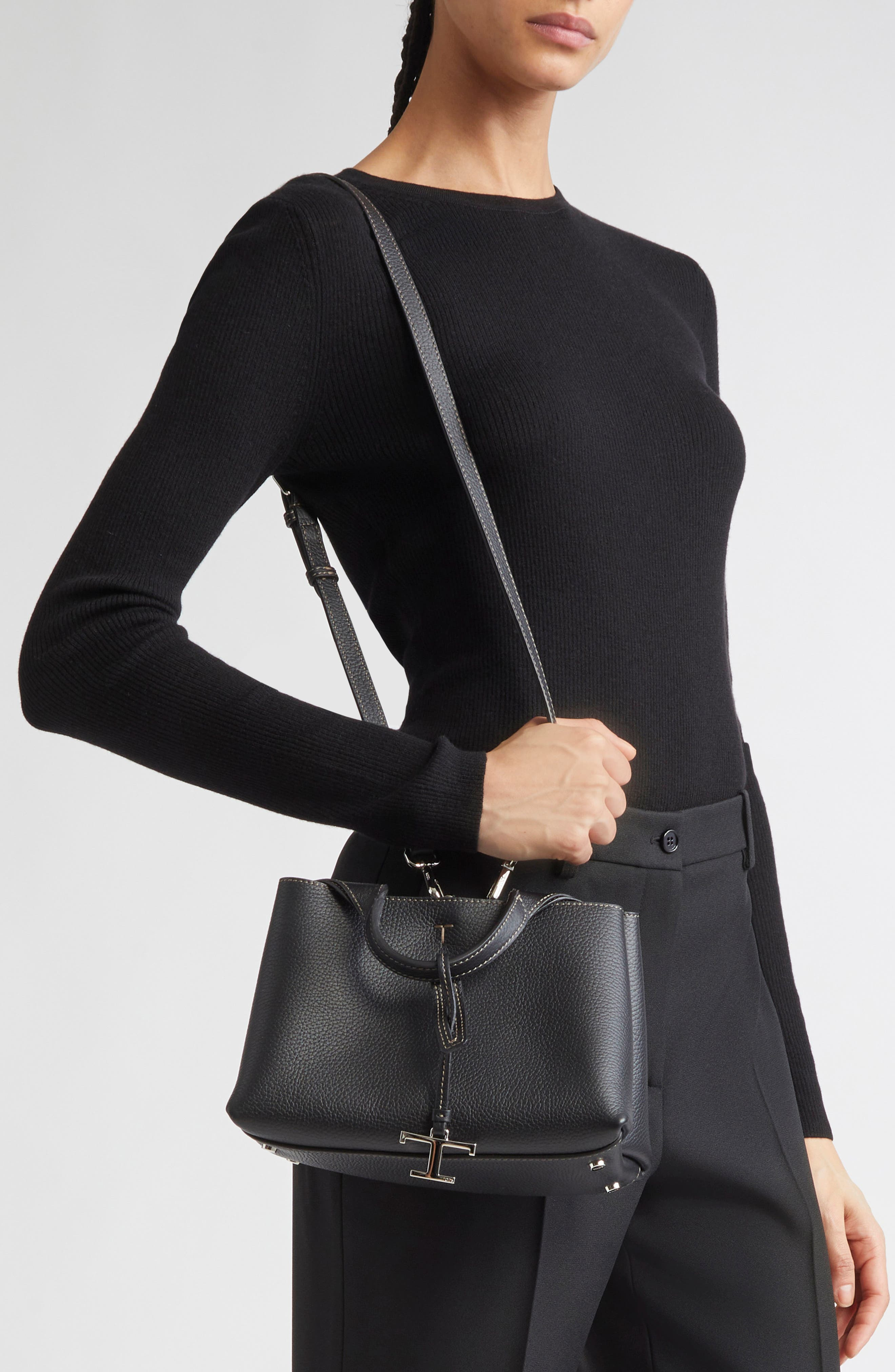 Tod's Small Buz Leather Bucket Bag in Nero at Nordstrom - 2
