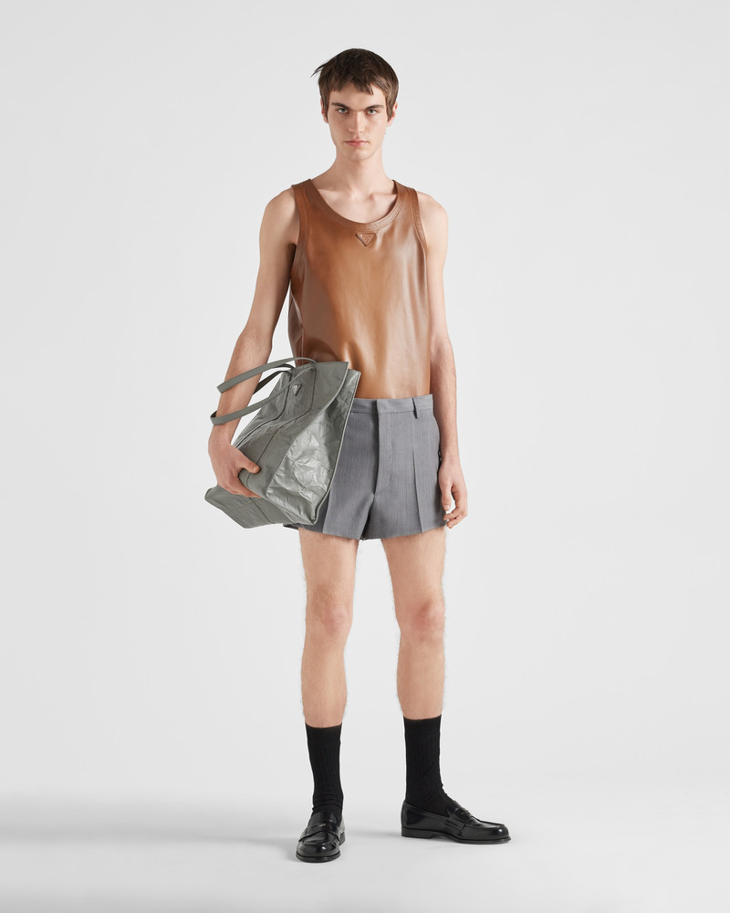 Prada Nappa leather top outlook