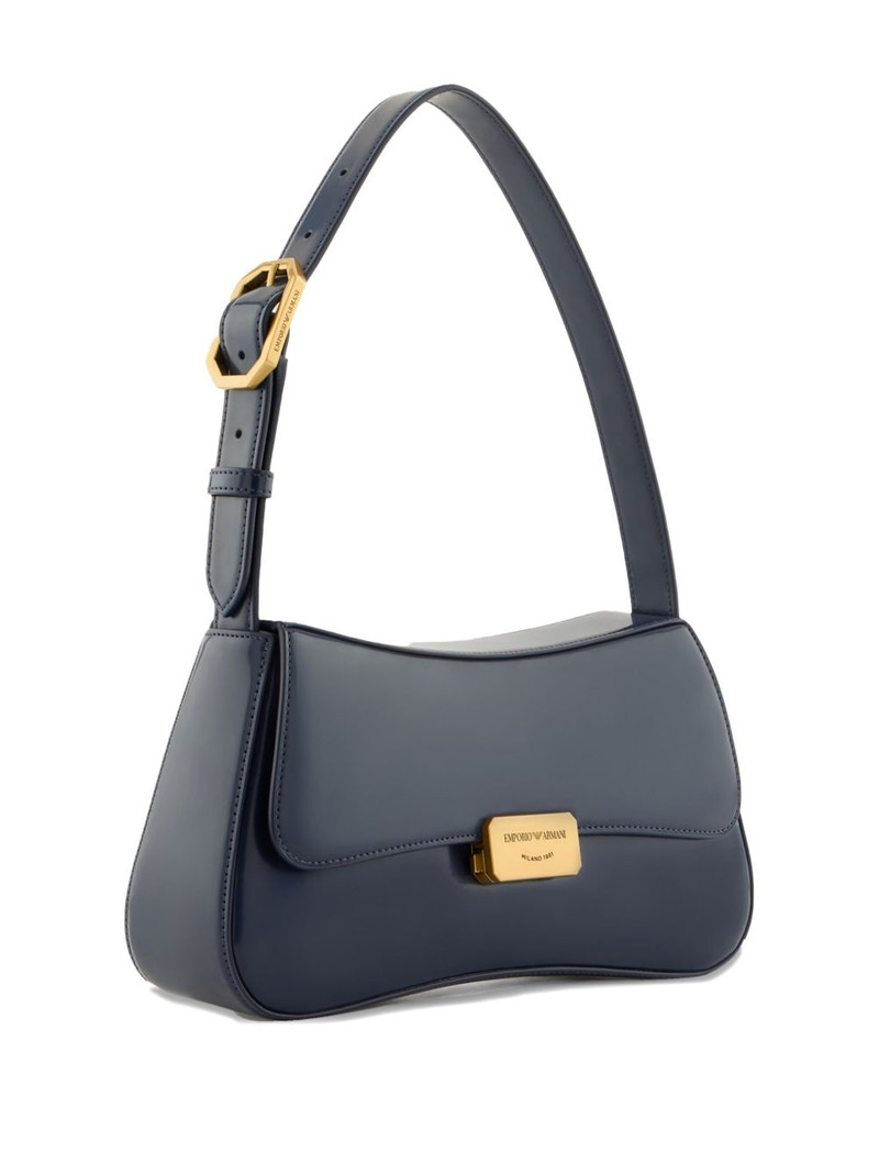 EMPORIO ARMANI curved-flap shoulder bag outlook