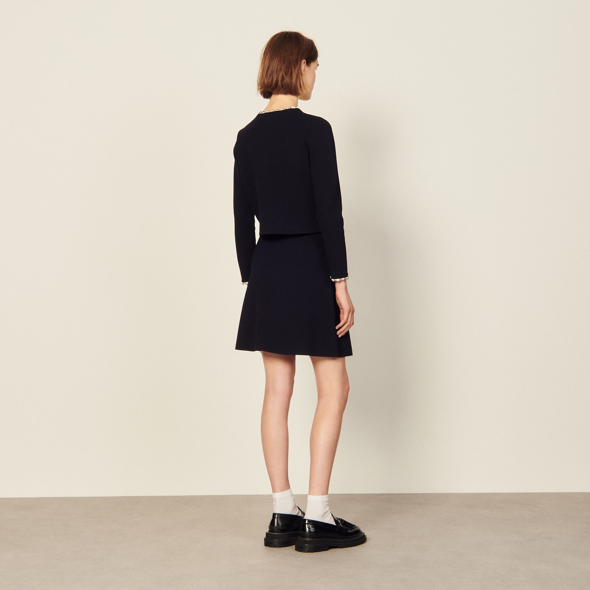 Short knitted skirt - 3