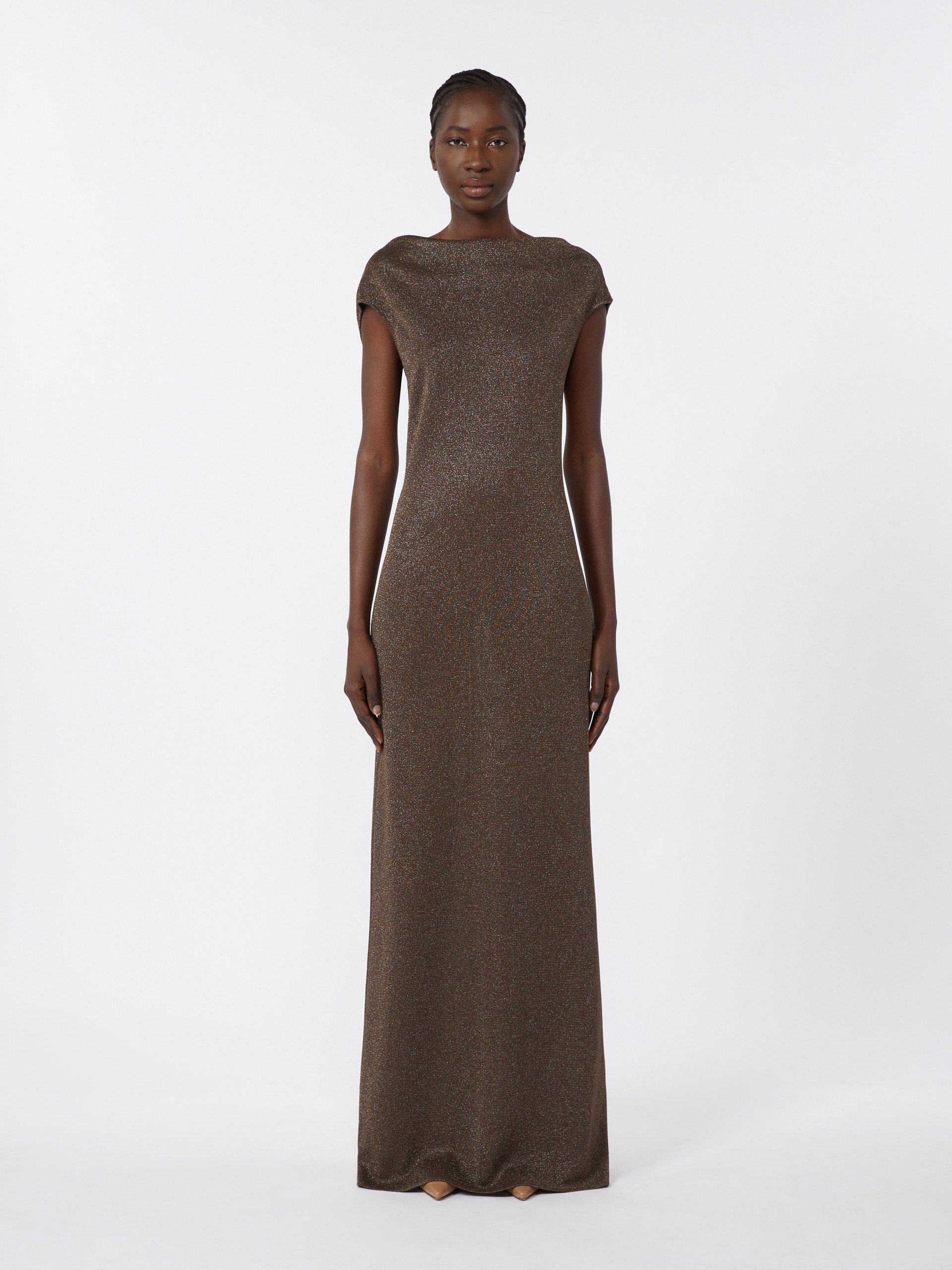 ESCHIMO Viscose and lurex yarn dress - 3