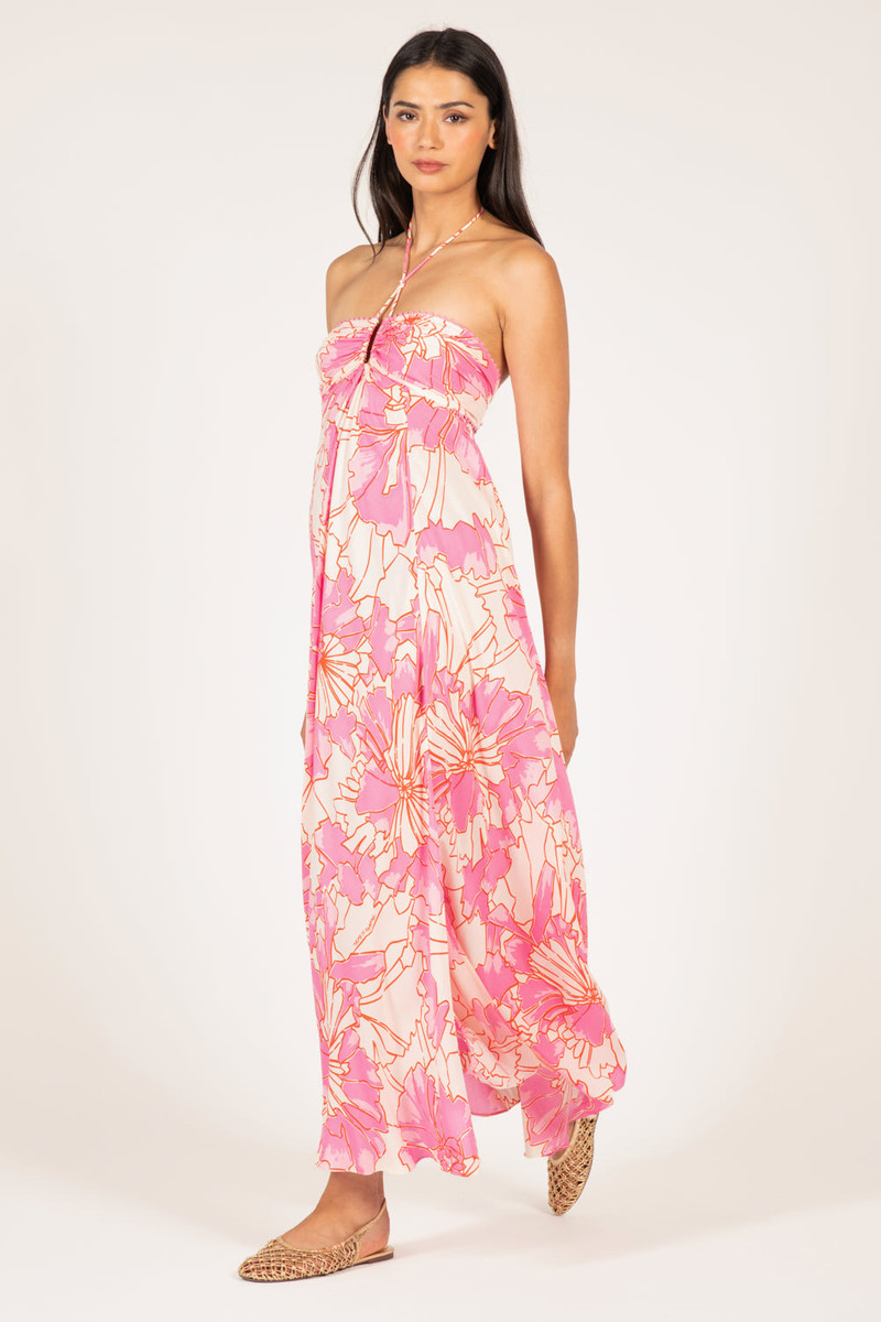 Long Dress Carla - Pink Petal 4