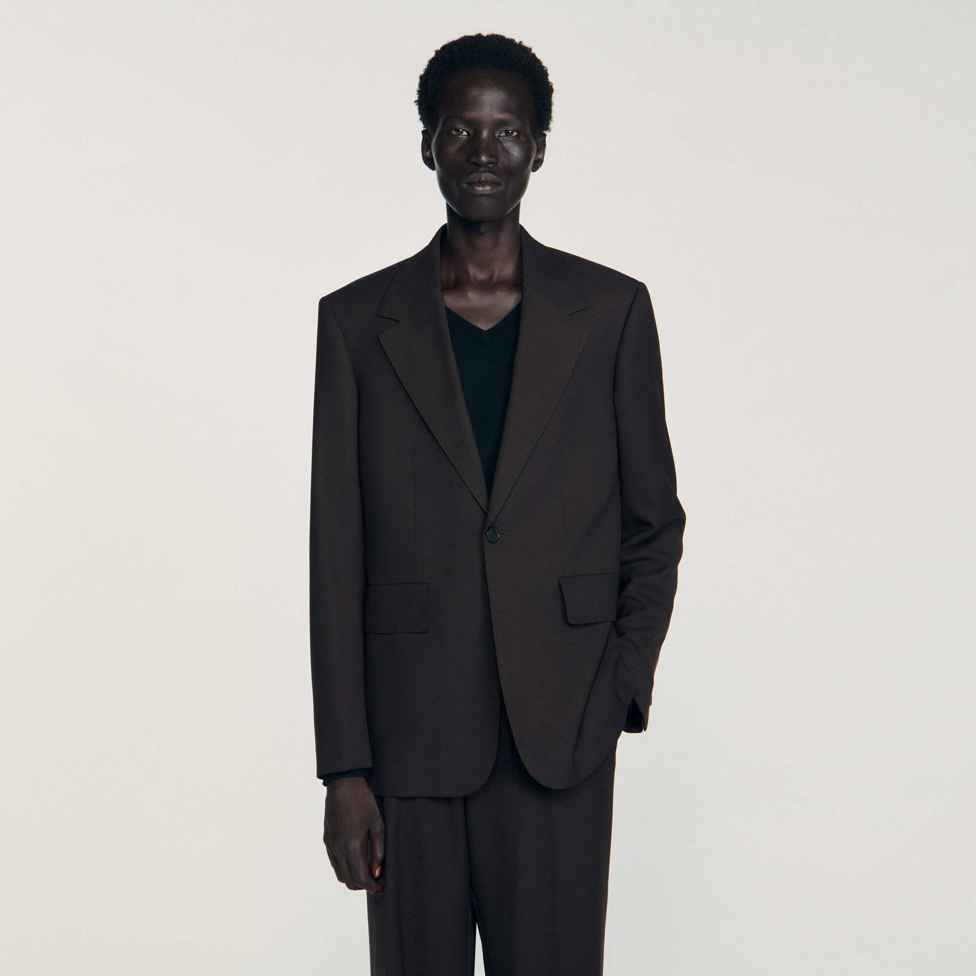 WOOL SUIT JACKET - 4