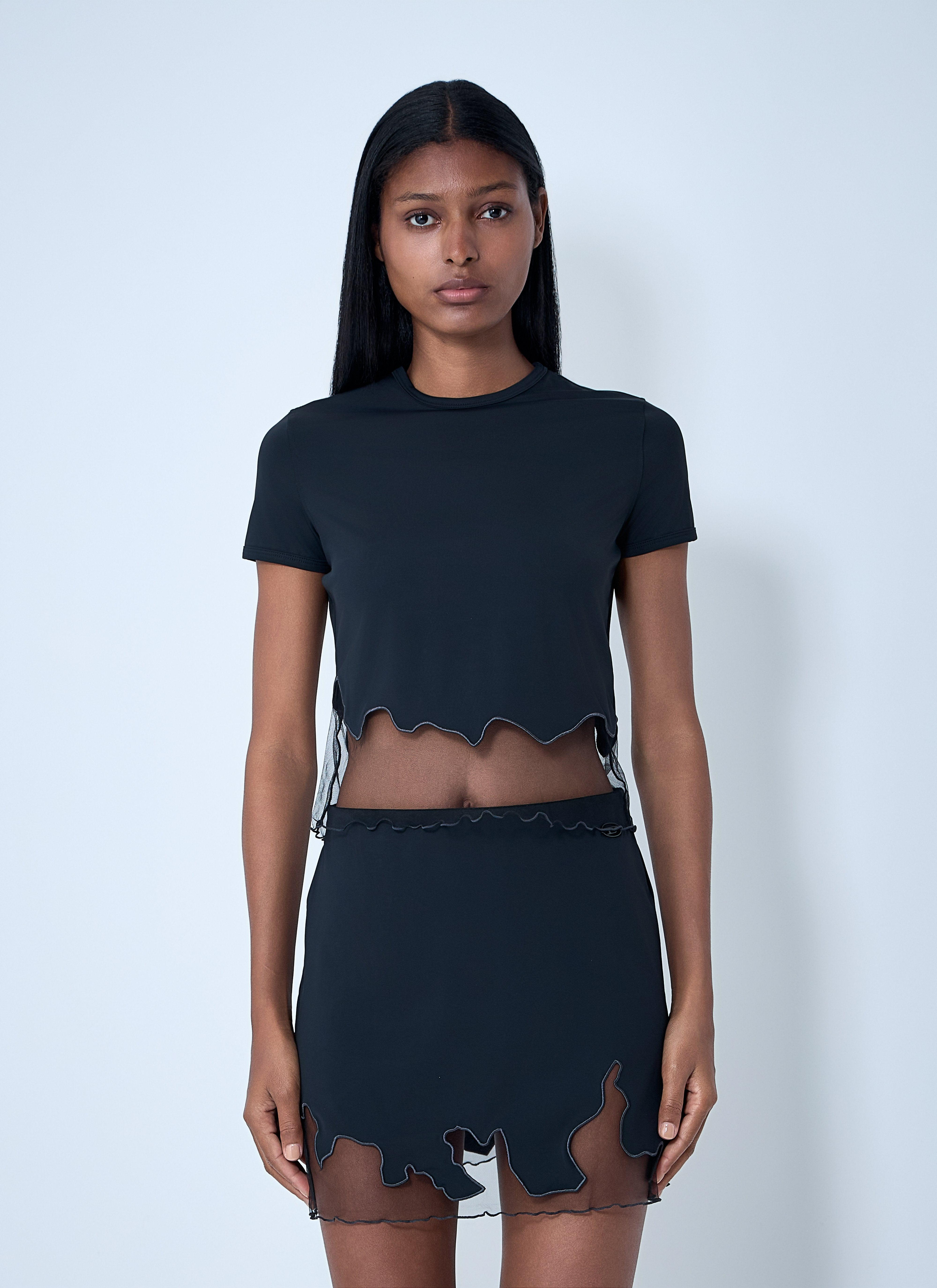 Diesel Women T-Inlay T-Shirt - 1