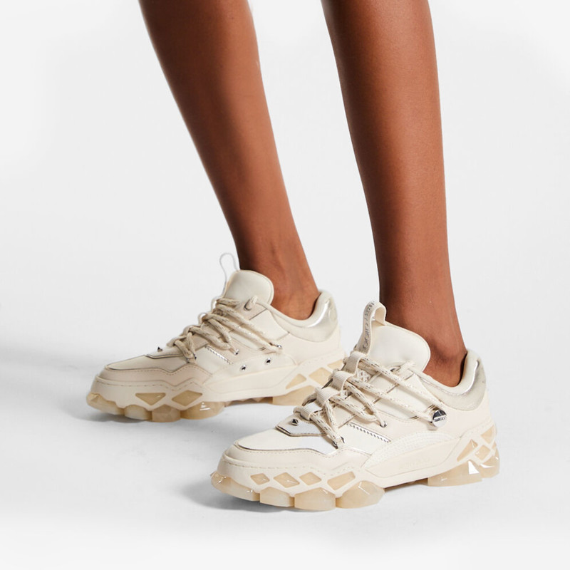 JIMMY CHOO Diamond X II/F
Latte Leather Trainers outlook