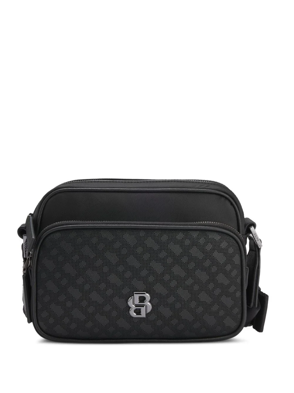 logo-monogram messenger bag - 1