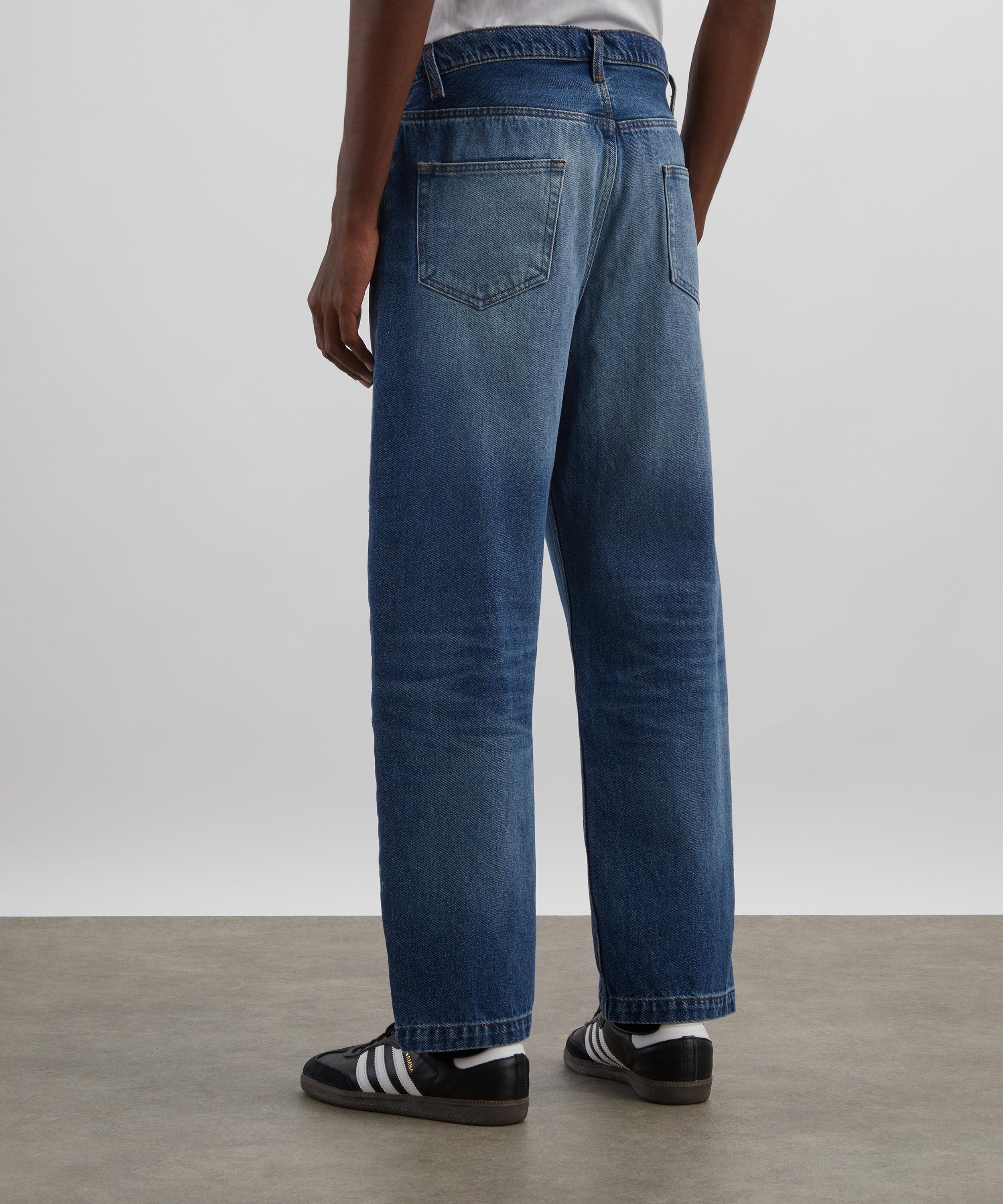 Achille Straight-Leg Stonewashed Jeans - 4