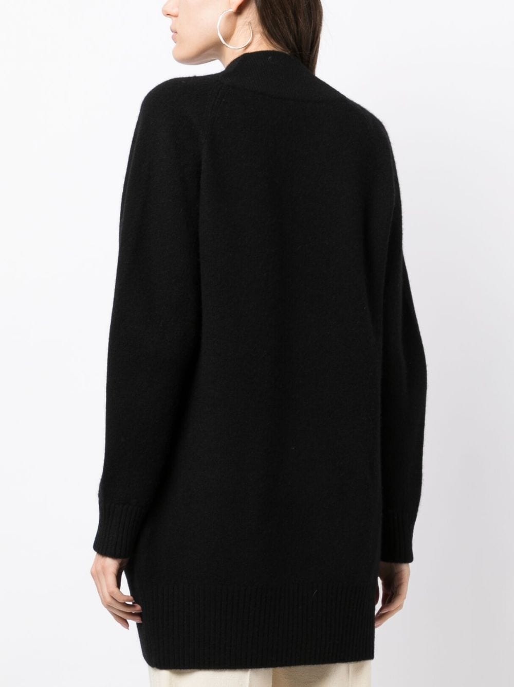 open-front cashmere cardi-coat - 4