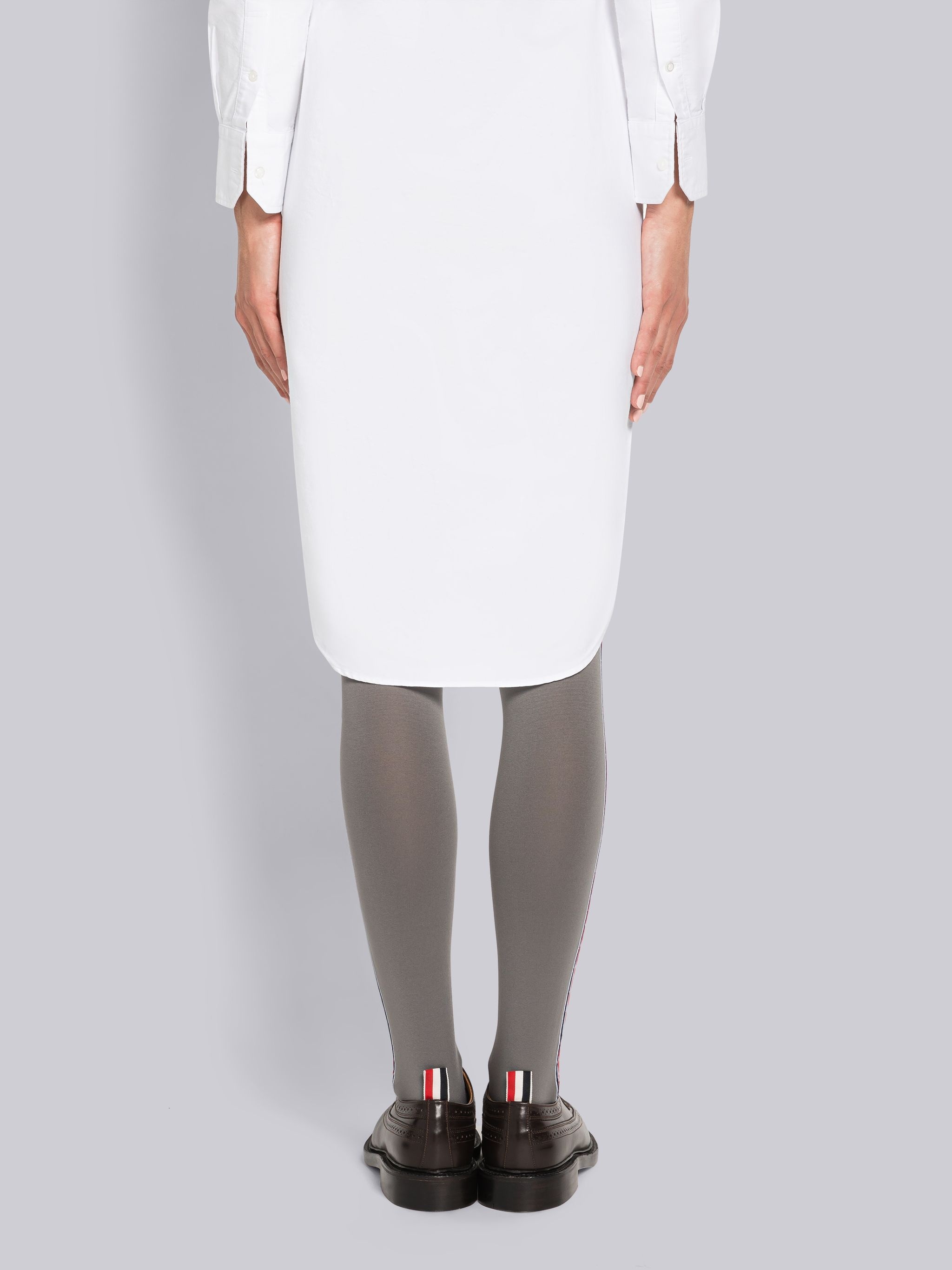 Opaque Nylon Side Stripe Tights - 3